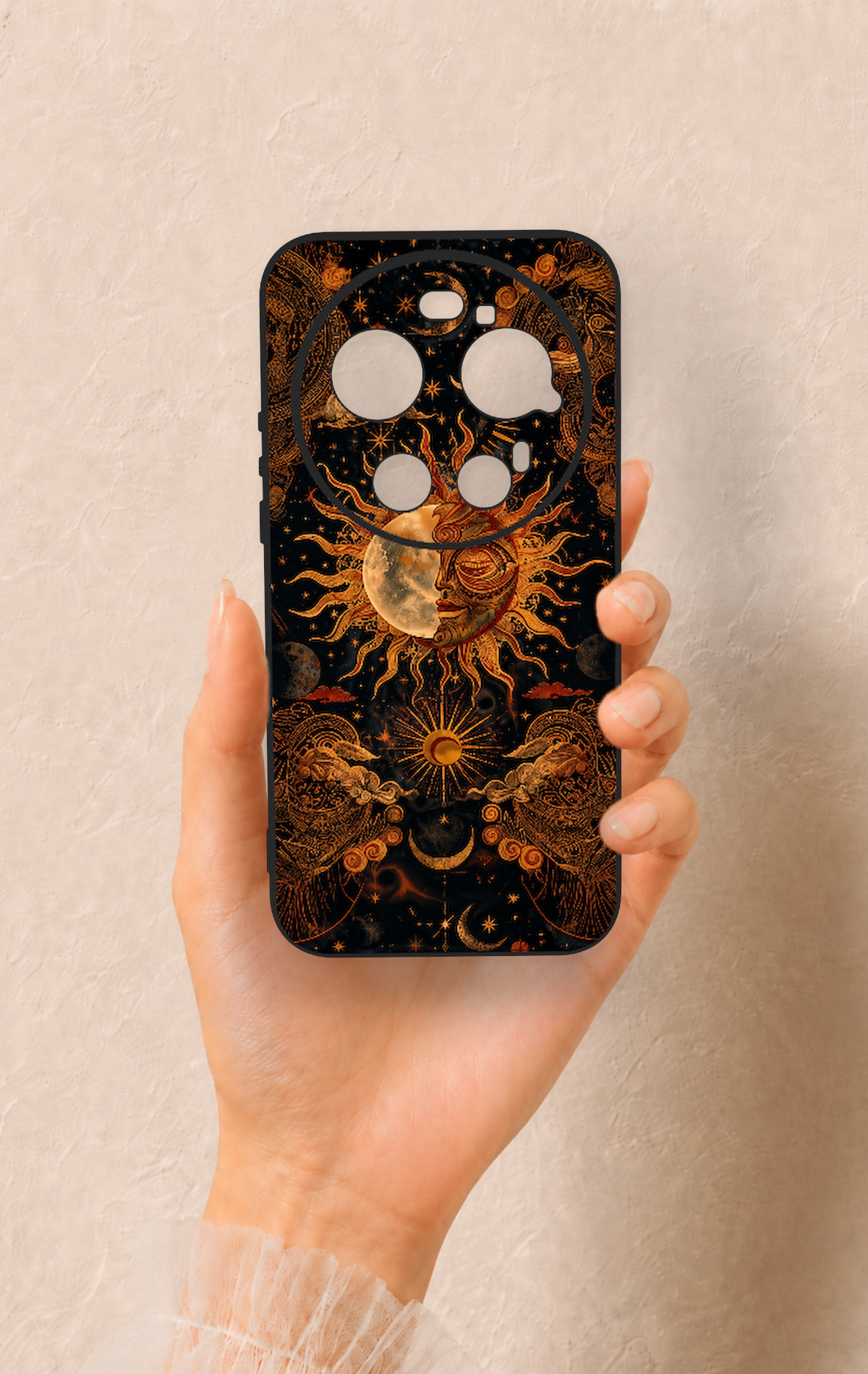 Xiaomi Mi 17 Ultra Uyumlu Mistik Güneş Desenli Silikon Kılıf