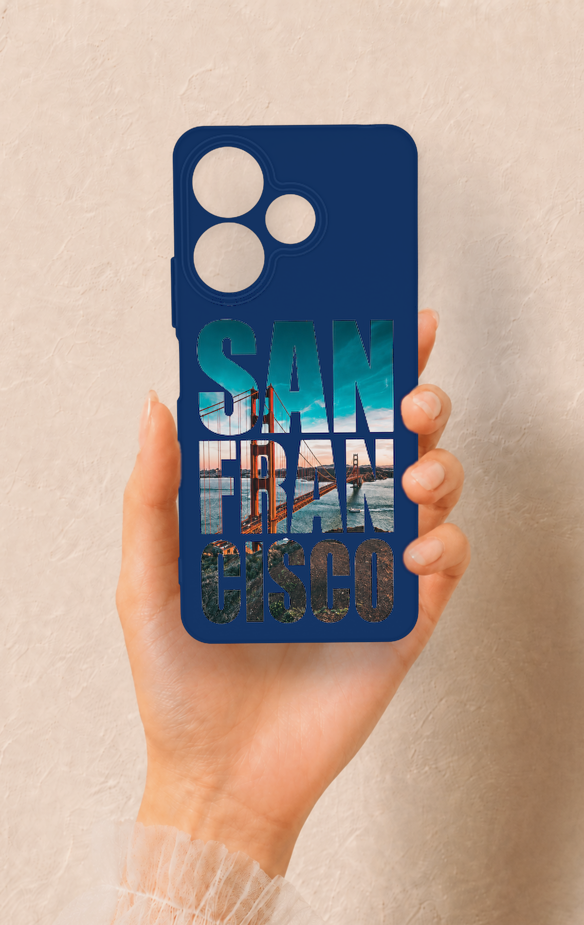 Redmi 13 4G Uyumlu San Francisco Desenli Silikon Kılıf