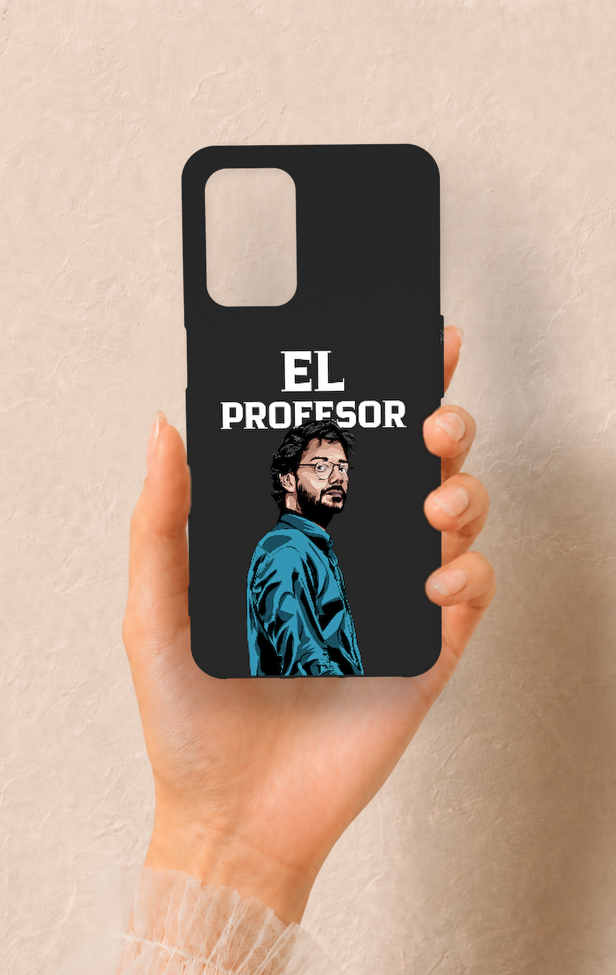 Oppo A54 Uyumlu El Profesor Desenli Silikon Kılıf