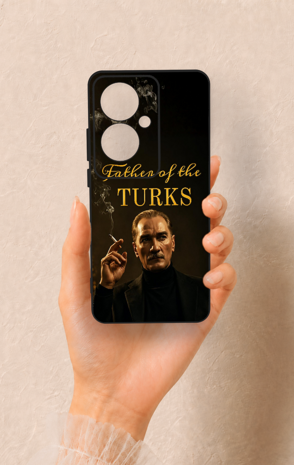 Oppo Reno 11F Uyumlu Father Of The Turks Desenli Silikon Kılıf