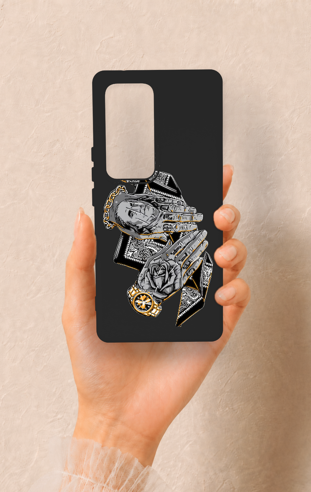 Vivo V30 Uyumlu Self Made Desenli Silikon Kılıf