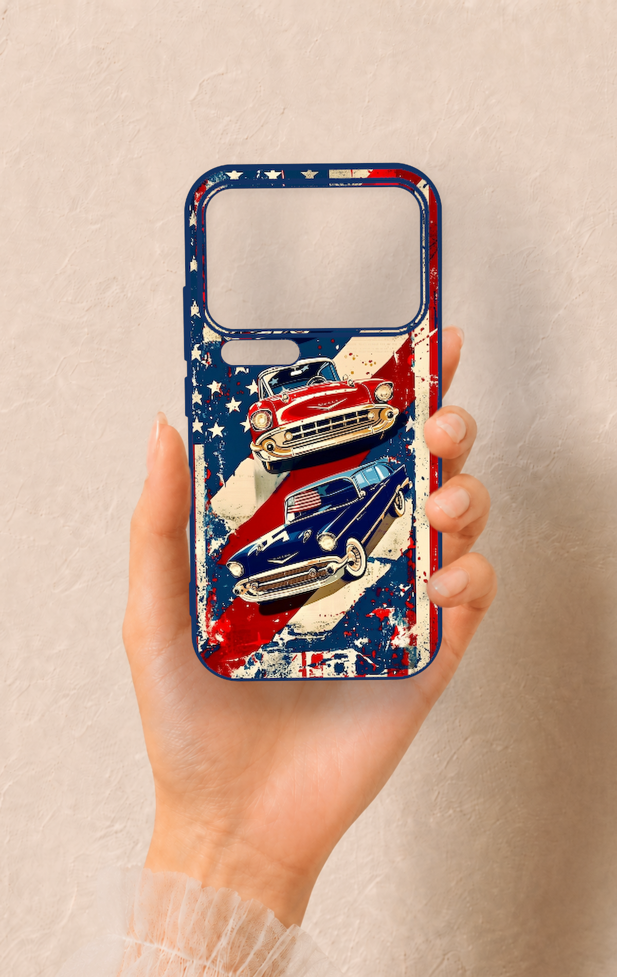 Xiaomi Mi 17 Pro 5G Uyumlu Amerikan Chevrolet Desenli Silikon Kılıf