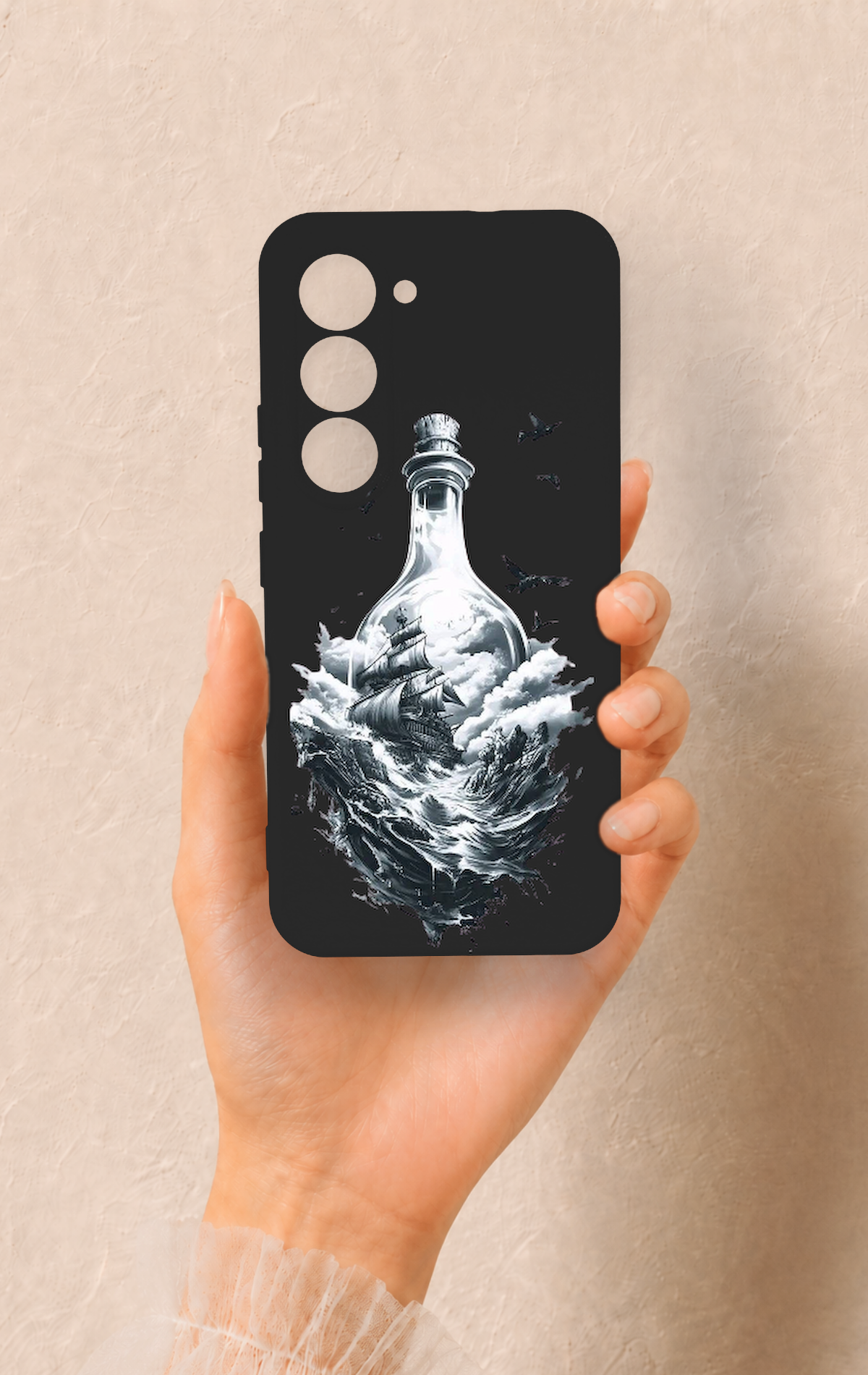 Tecno Spark 40 Pro Uyumlu Secret Sea Desenli Silikon Kılıf
