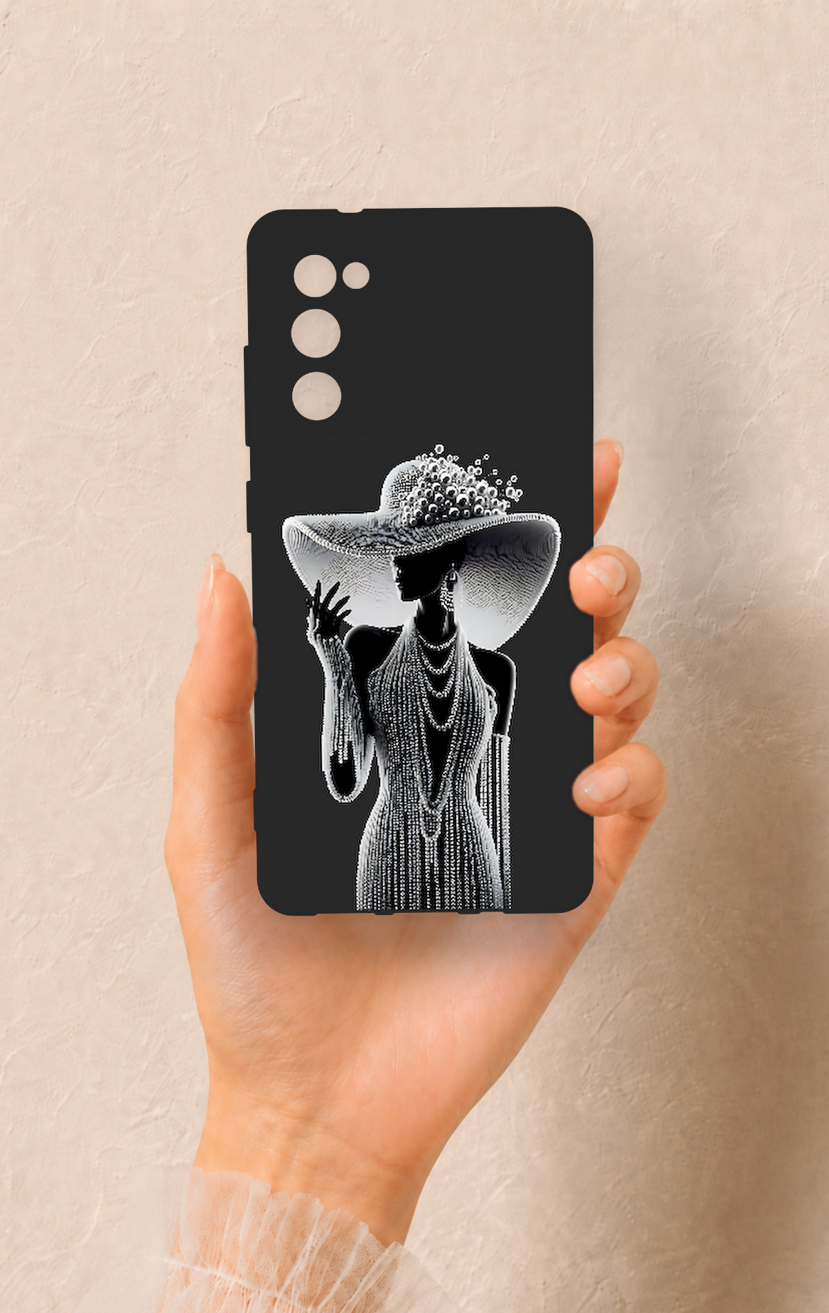 Samsung S20Fe Uyumlu Lady Desenli Silikon Kılıf