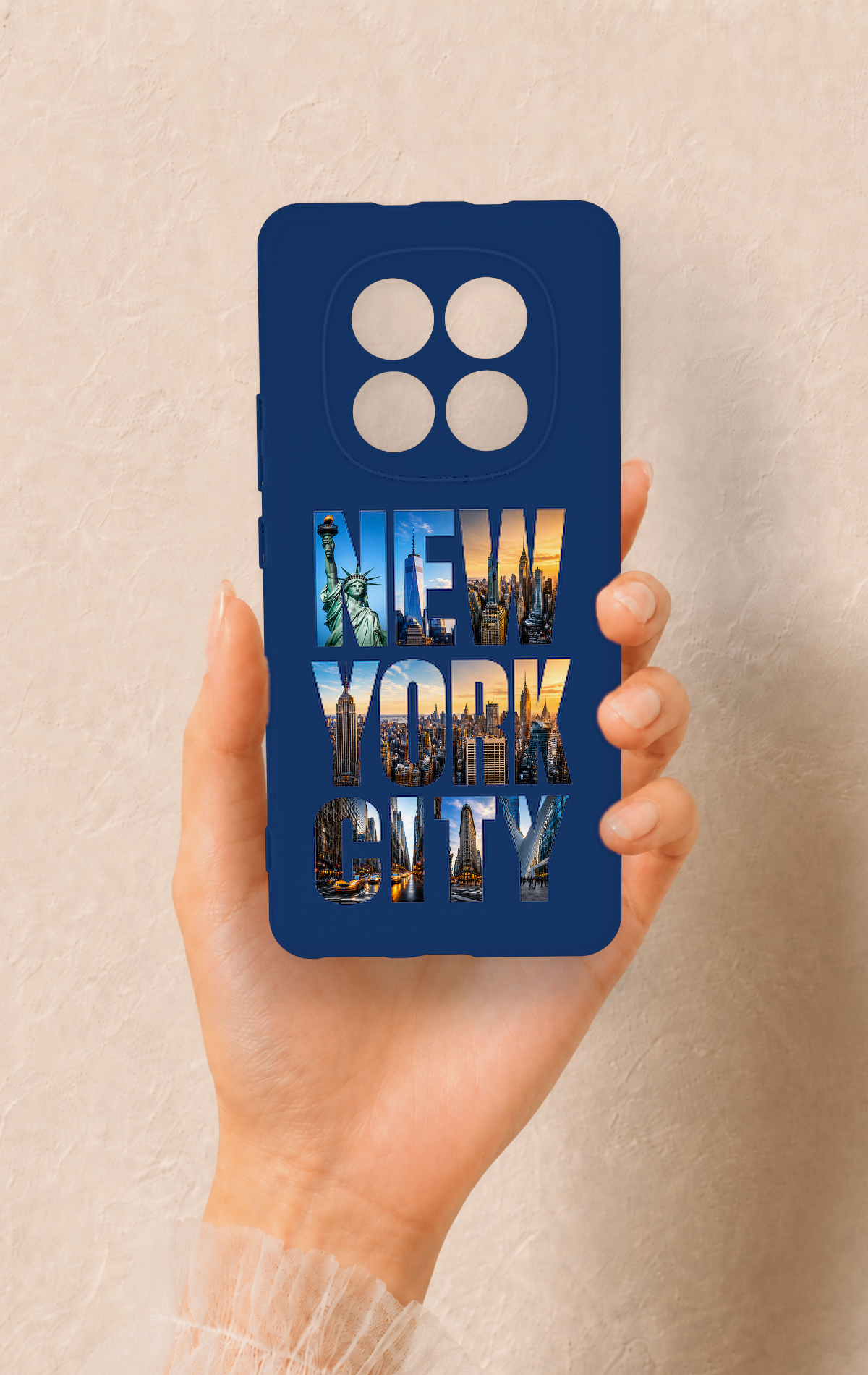 REDMİ NOTE 15 4G Uyumlu New York City Desenli Silikon Kılıf