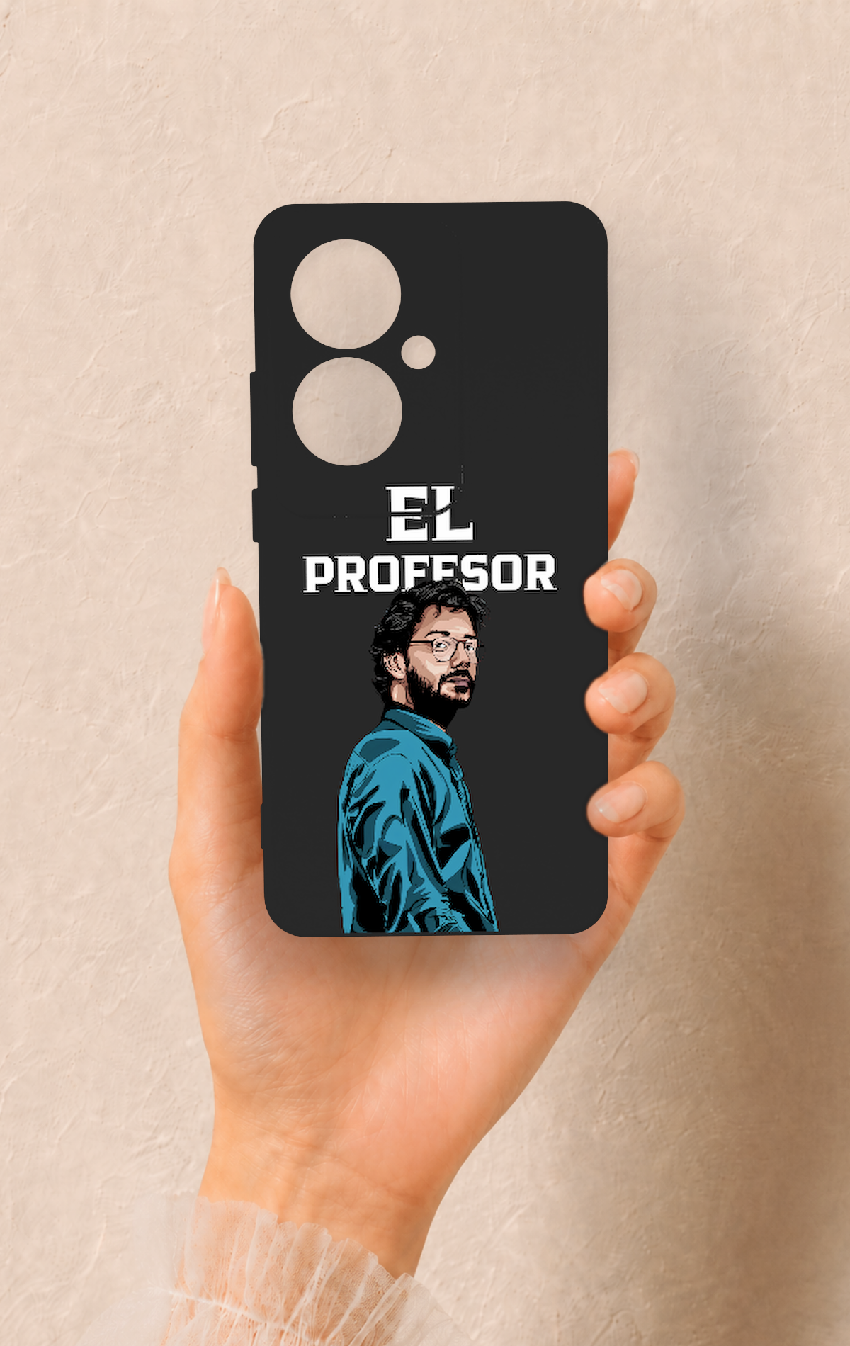 Oppo Reno 11F Uyumlu El Profesor Desenli Silikon Kılıf