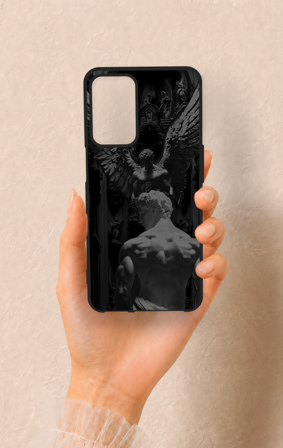 Oppo A16 Uyumlu Icarus Desenli Silikon Kılıf