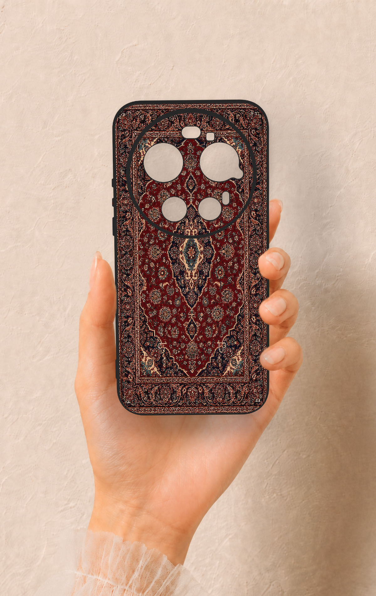 Xiaomi Mi 17 Ultra Uyumlu Acem Halı Desenli Silikon Kılıf