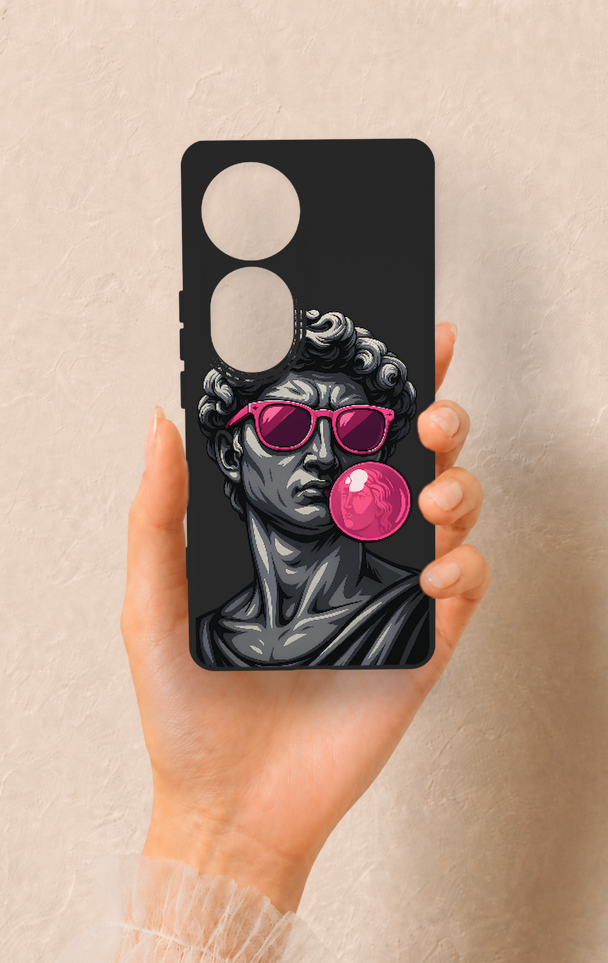 Vivo V40 Uyumlu Pop David Desenli Silikon Kılıf