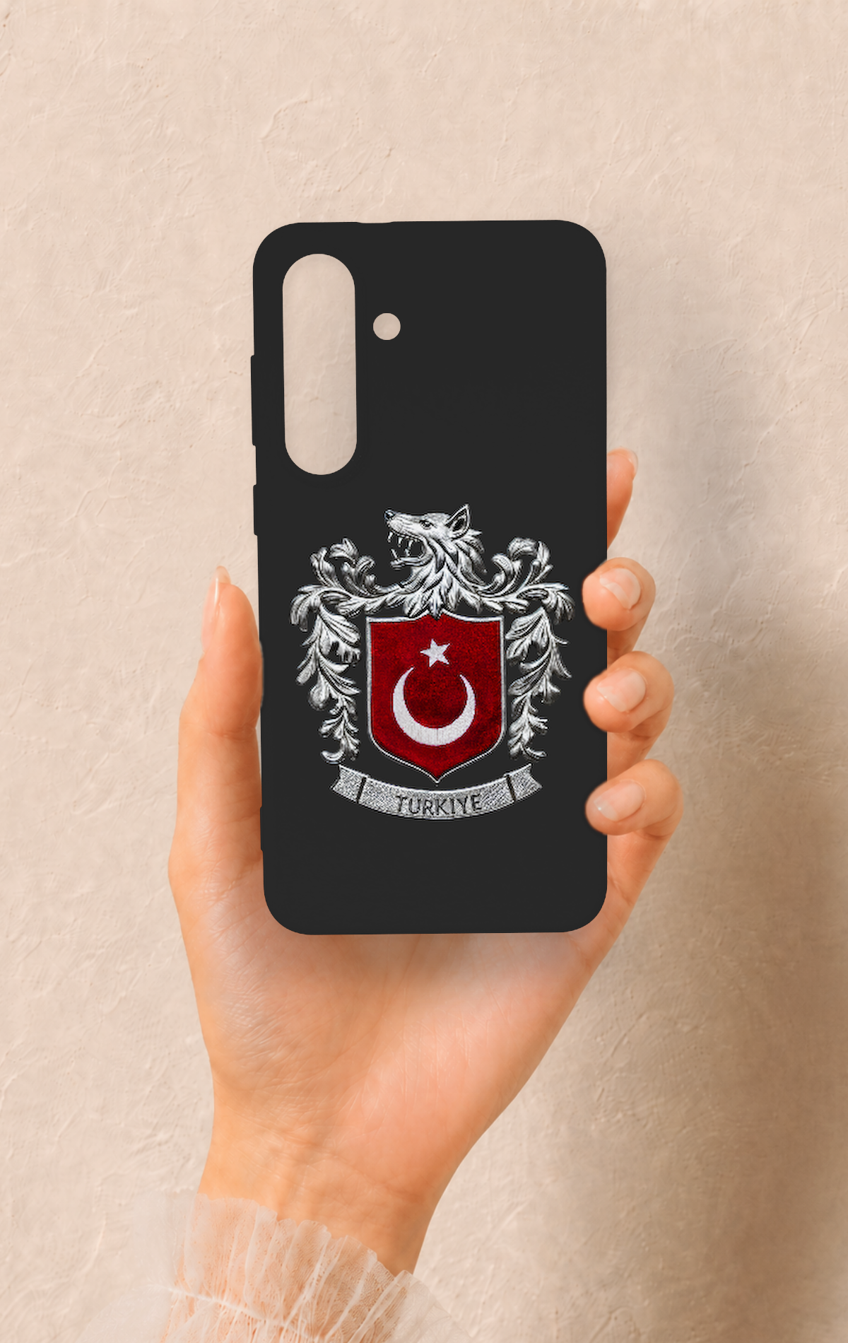 Samsung S25Fe Uyumlu Türk Arma Desenli Silikon Kılıf