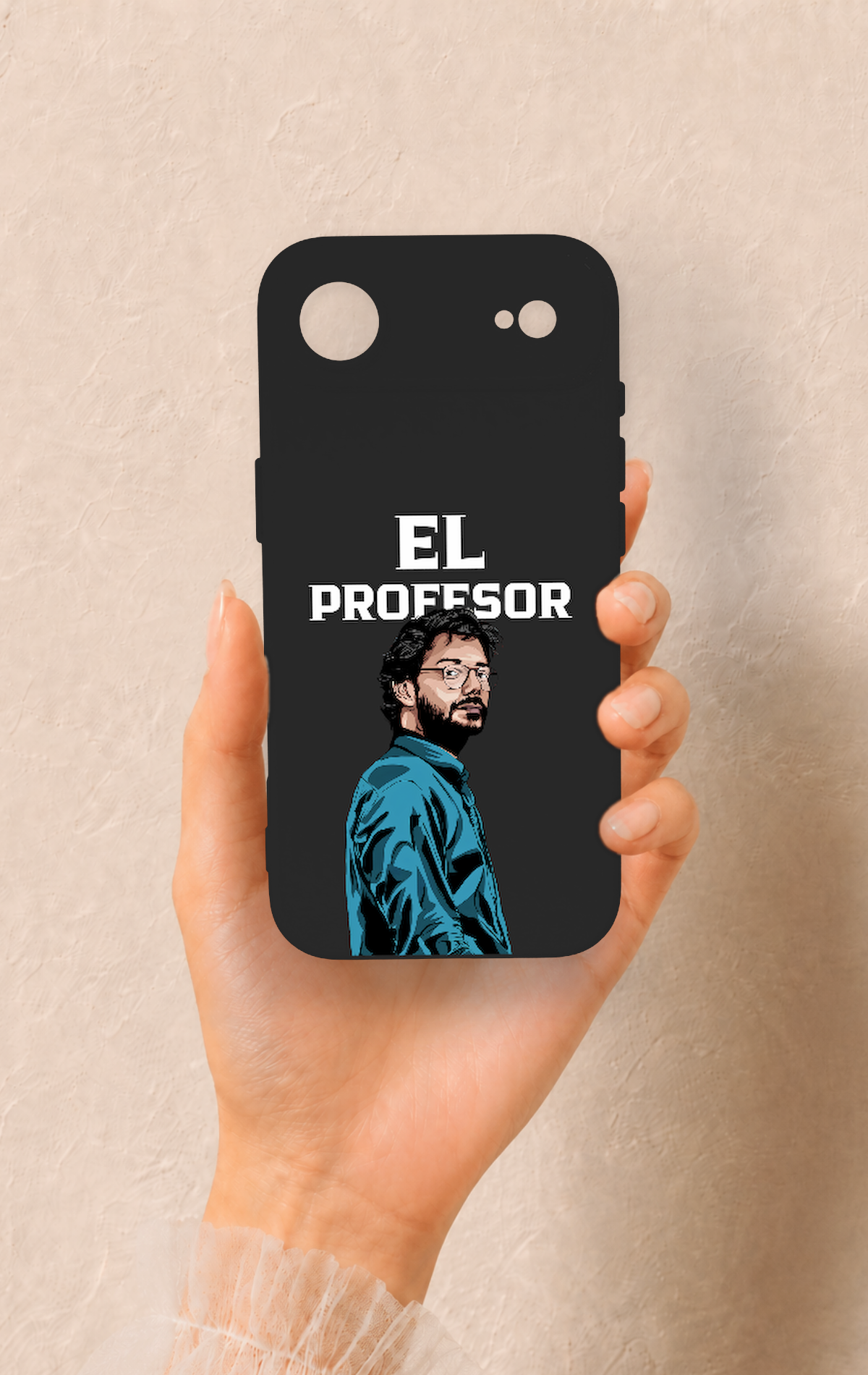 iPhone 17 Air Uyumlu El Profesor Desenli Silikon Kılıf