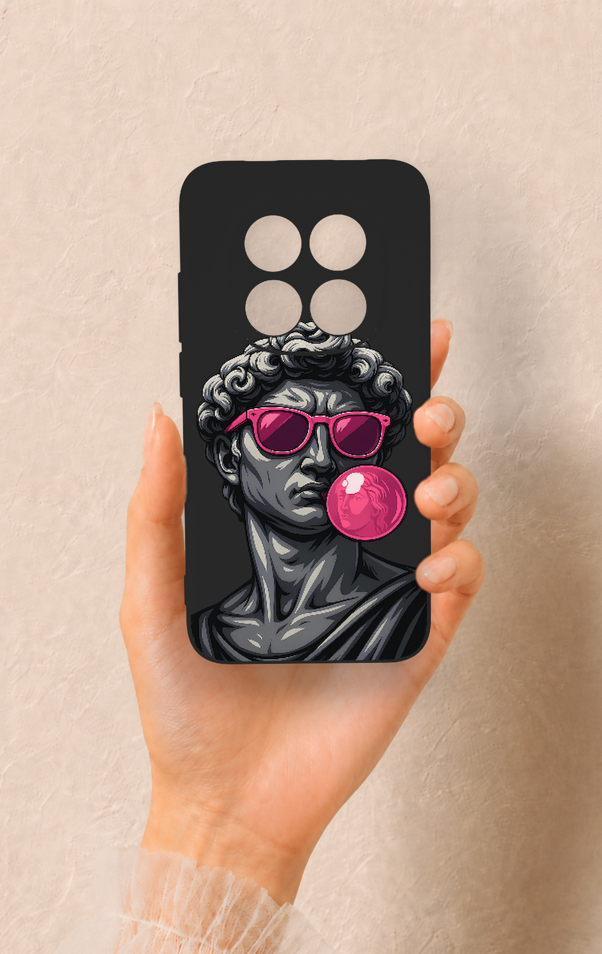 Redmi Note 15 Pro 5G Uyumlu Pop David Desenli Silikon Kılıf