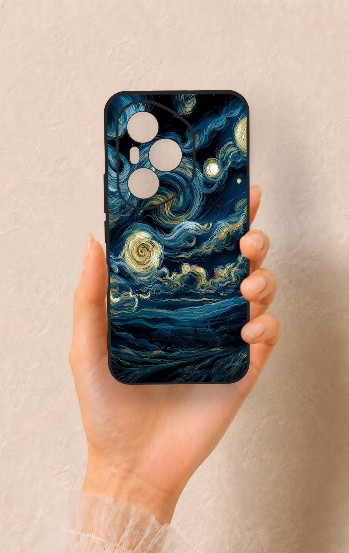 Honor 400 Pro Uyumlu Yıldızlı Gece Desenli Silikon Kılıf