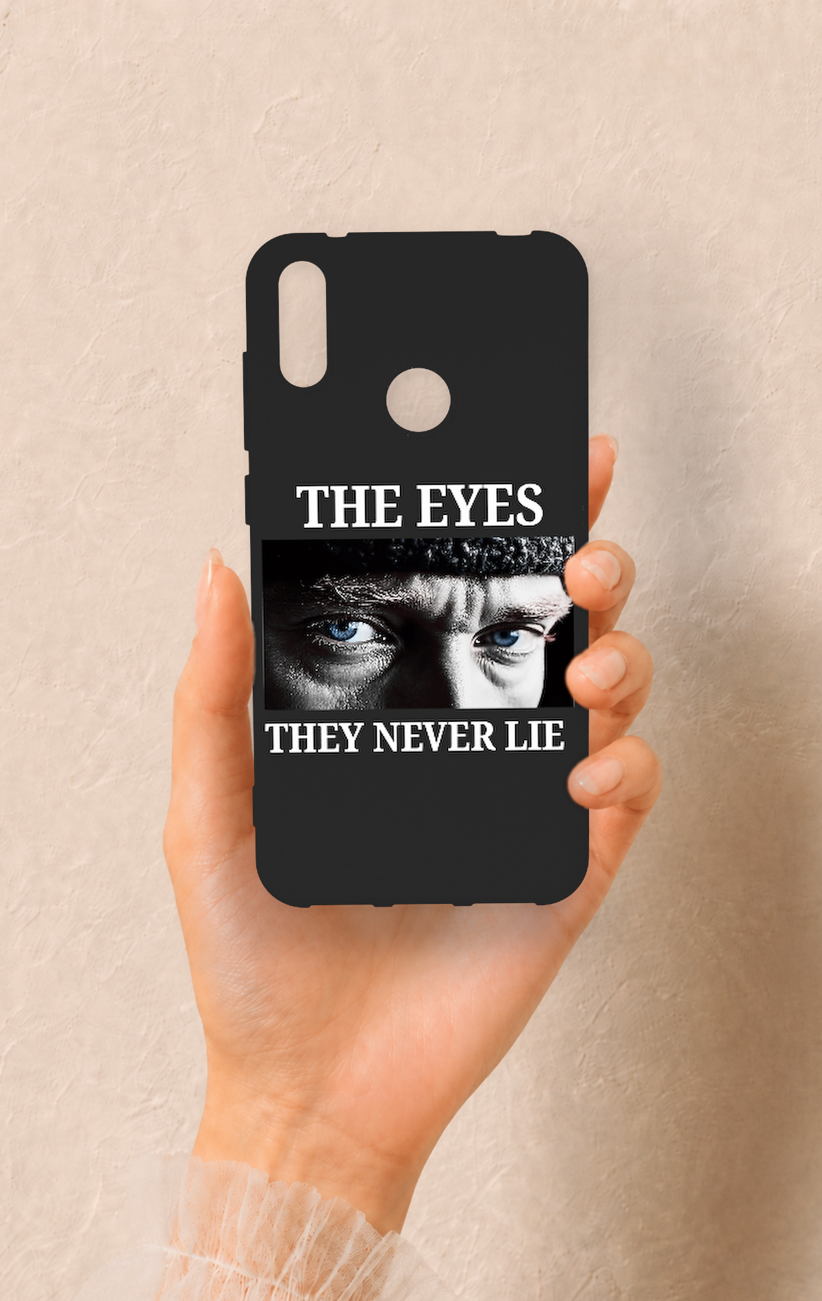 Huawei Y7 2019 Uyumlu Atatürk Eyes Desenli Silikon Kılıf