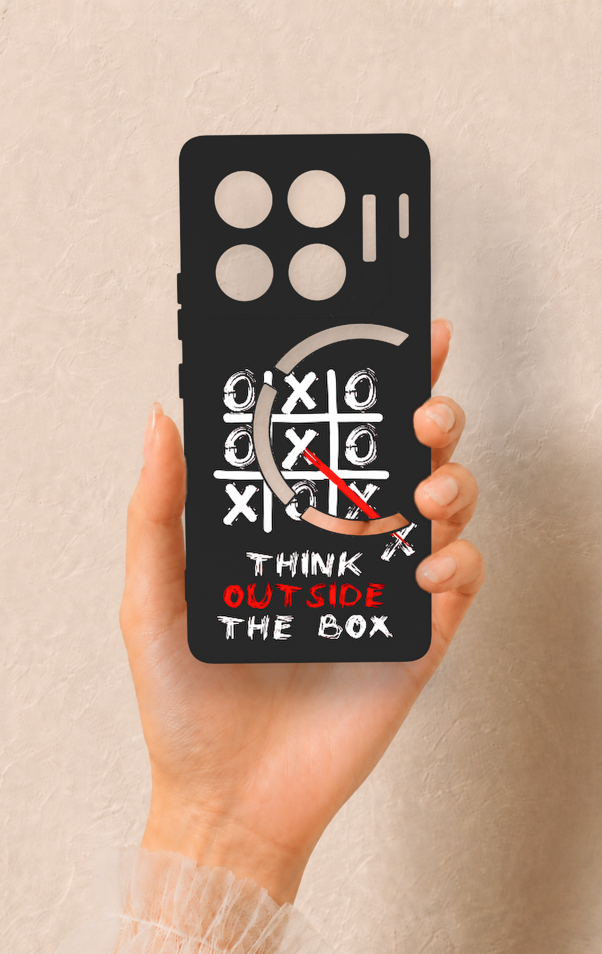 İnfinix Gt 20 Pro Uyumlu Out Side The Box Desenli Silikon Kılıf