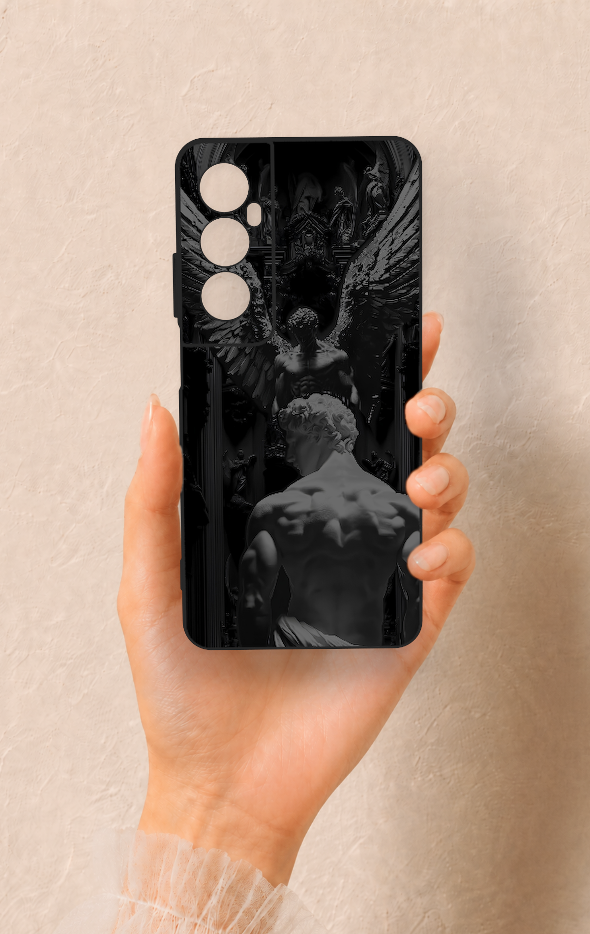 Realme C65 Uyumlu Icarus Desenli Silikon Kılıf