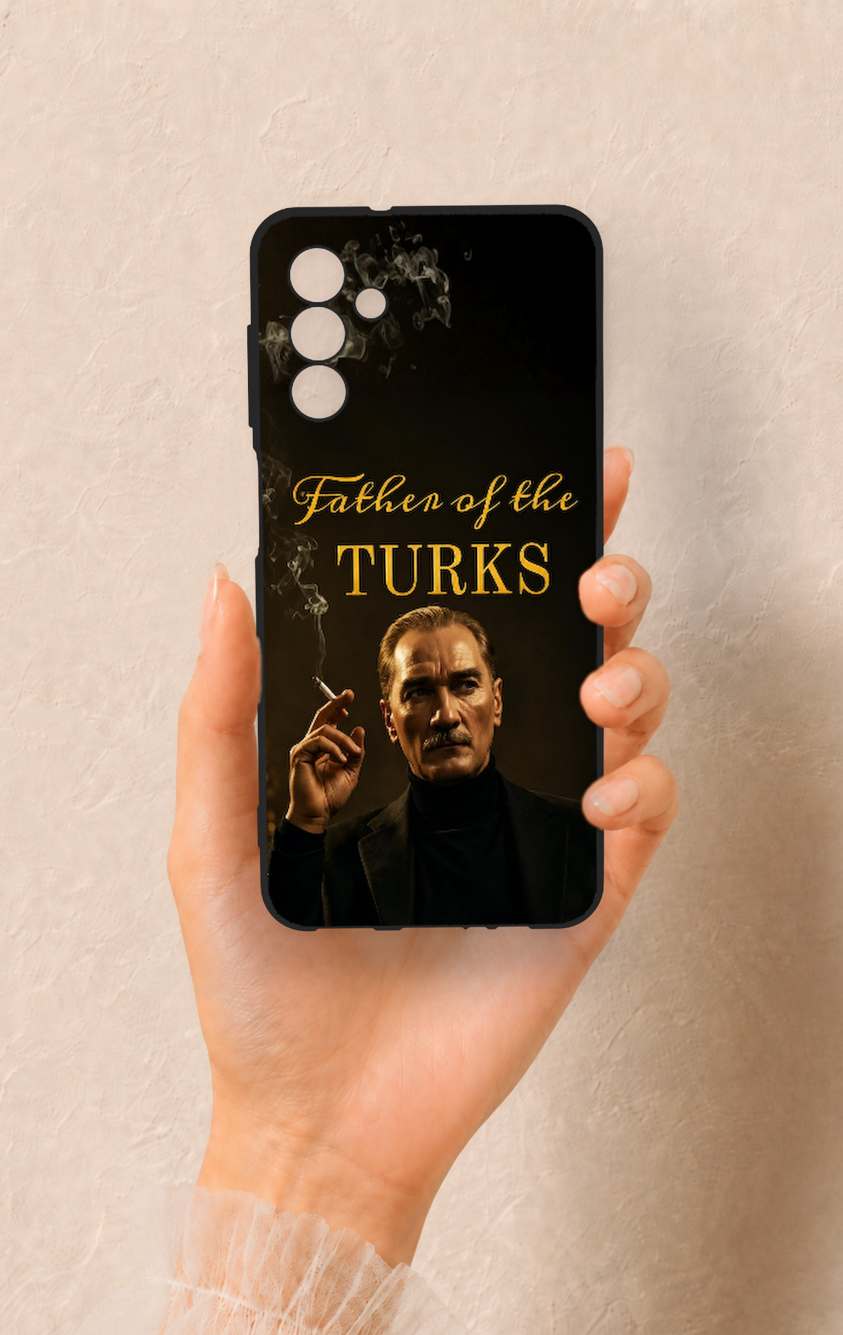 Samsung A04S Uyumlu Father Of The Turks Desenli Silikon Kılıf