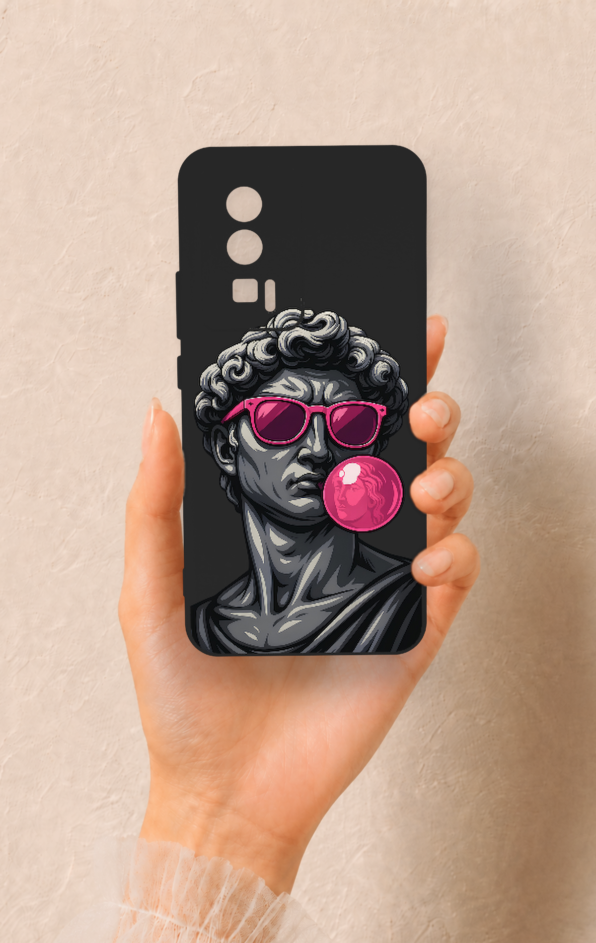 Poco F5 Pro Uyumlu Pop David Desenli Silikon Kılıf