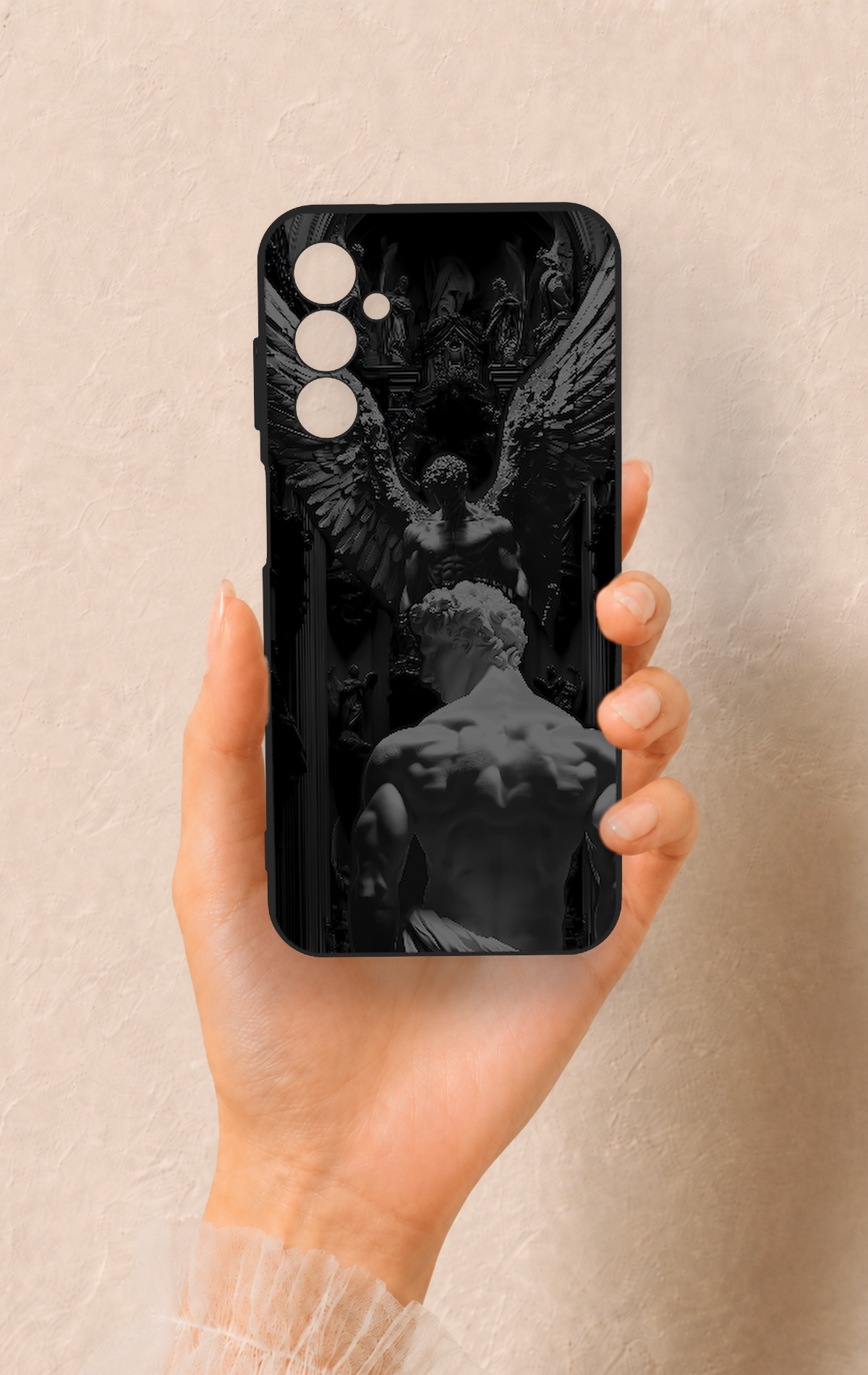 Samsung M14 Uyumlu Icarus Desenli Silikon Kılıf