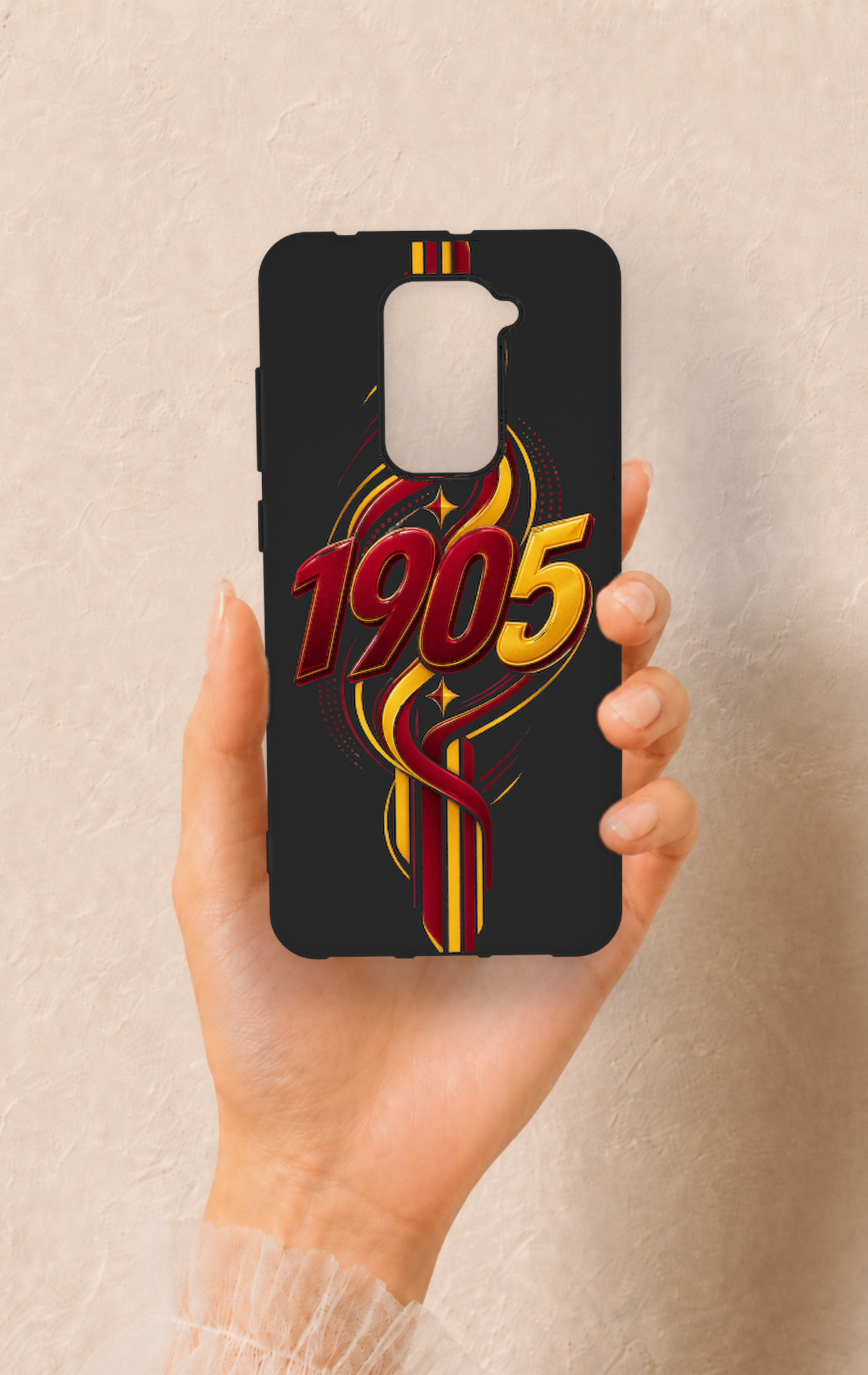 Redmi Note 9 Uyumlu GS-1905 Desenli Silikon Kılıf