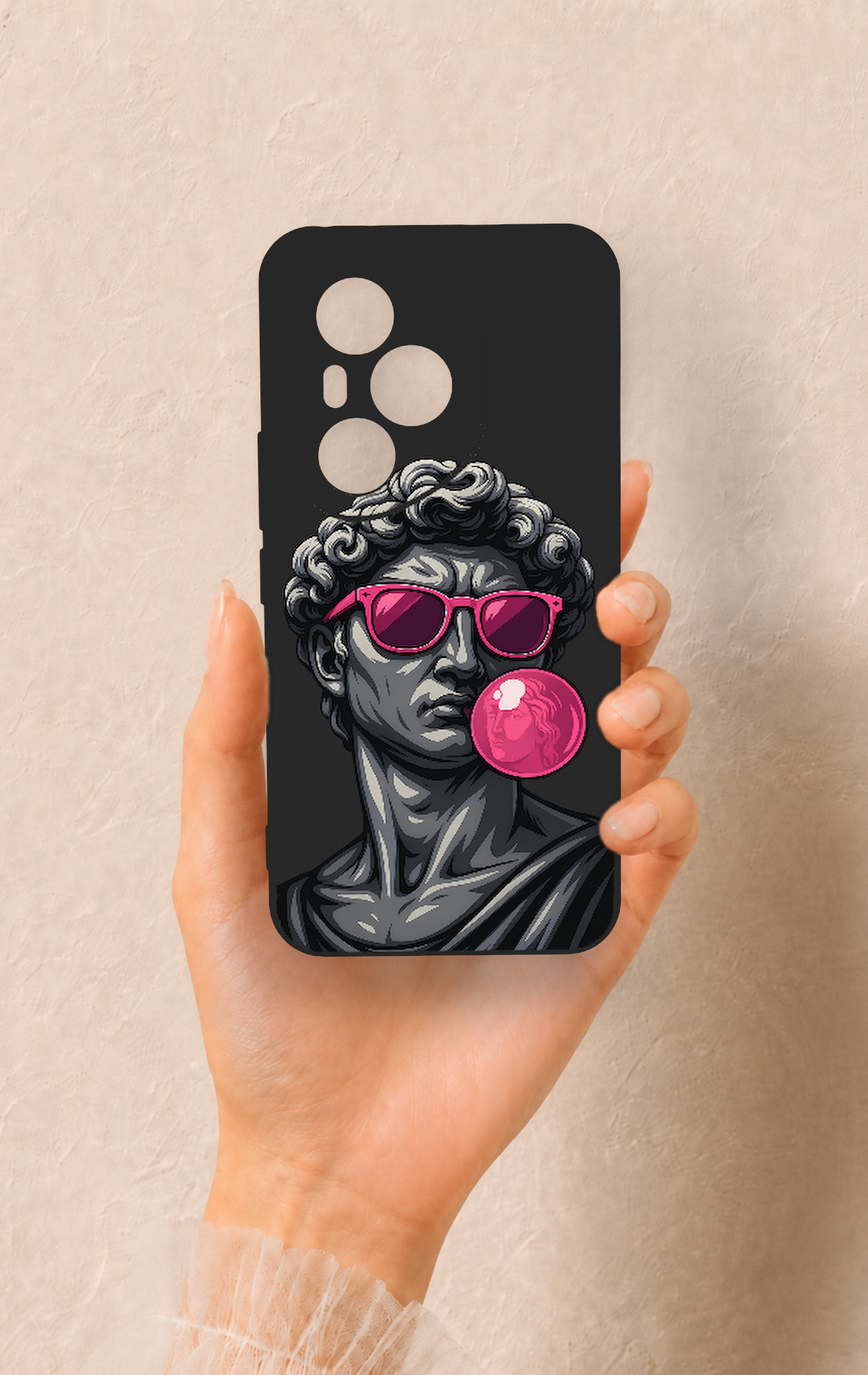 Honor 400 Pro Uyumlu Pop David Desenli Silikon Kılıf