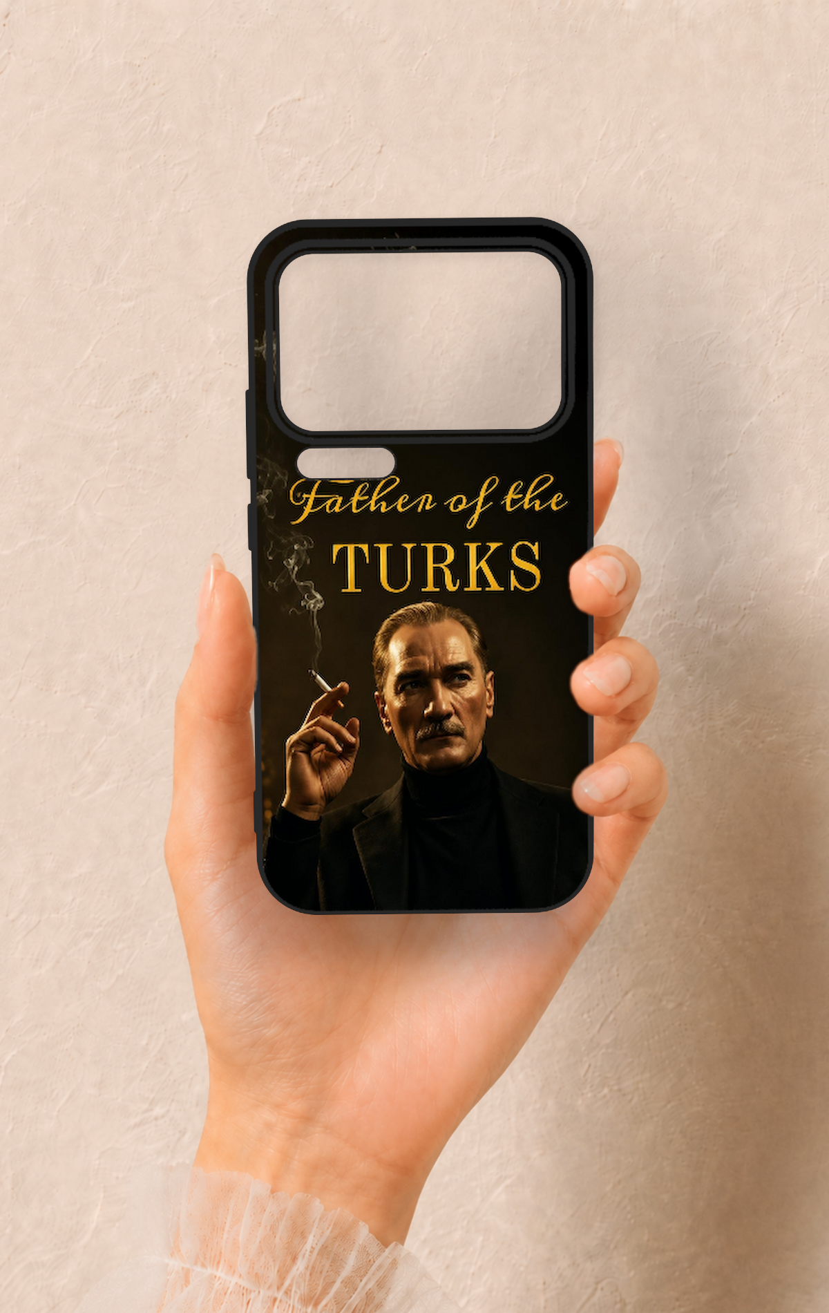 Mi 17 Pro Max Uyumlu Father Of The Turks Desenli Silikon Kılıf