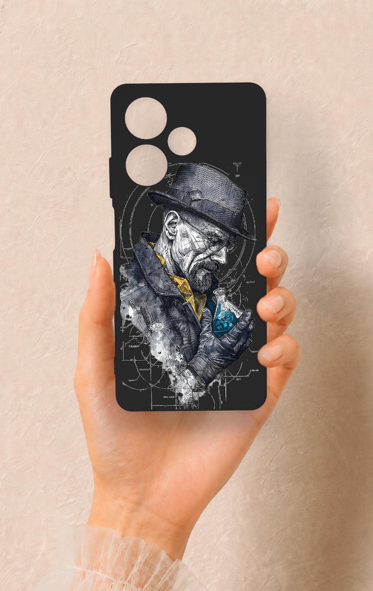 İnfinix Hot 30 Uyumlu Walter White Desenli Silikon Kılıf