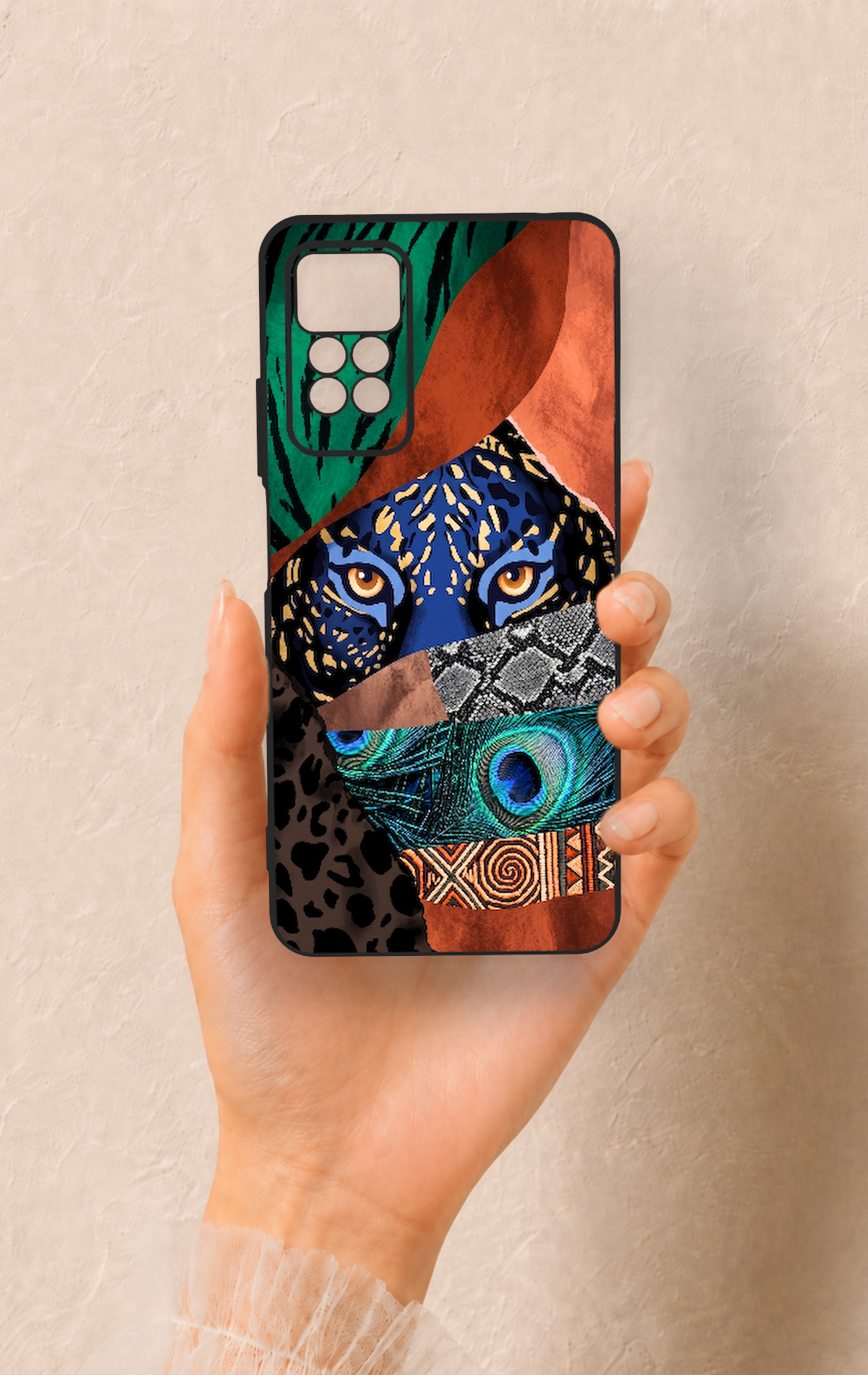 Redmi Note 11 Pro 4G Uyumlu Amazon Kaplan Desenli Silikon Kılıf