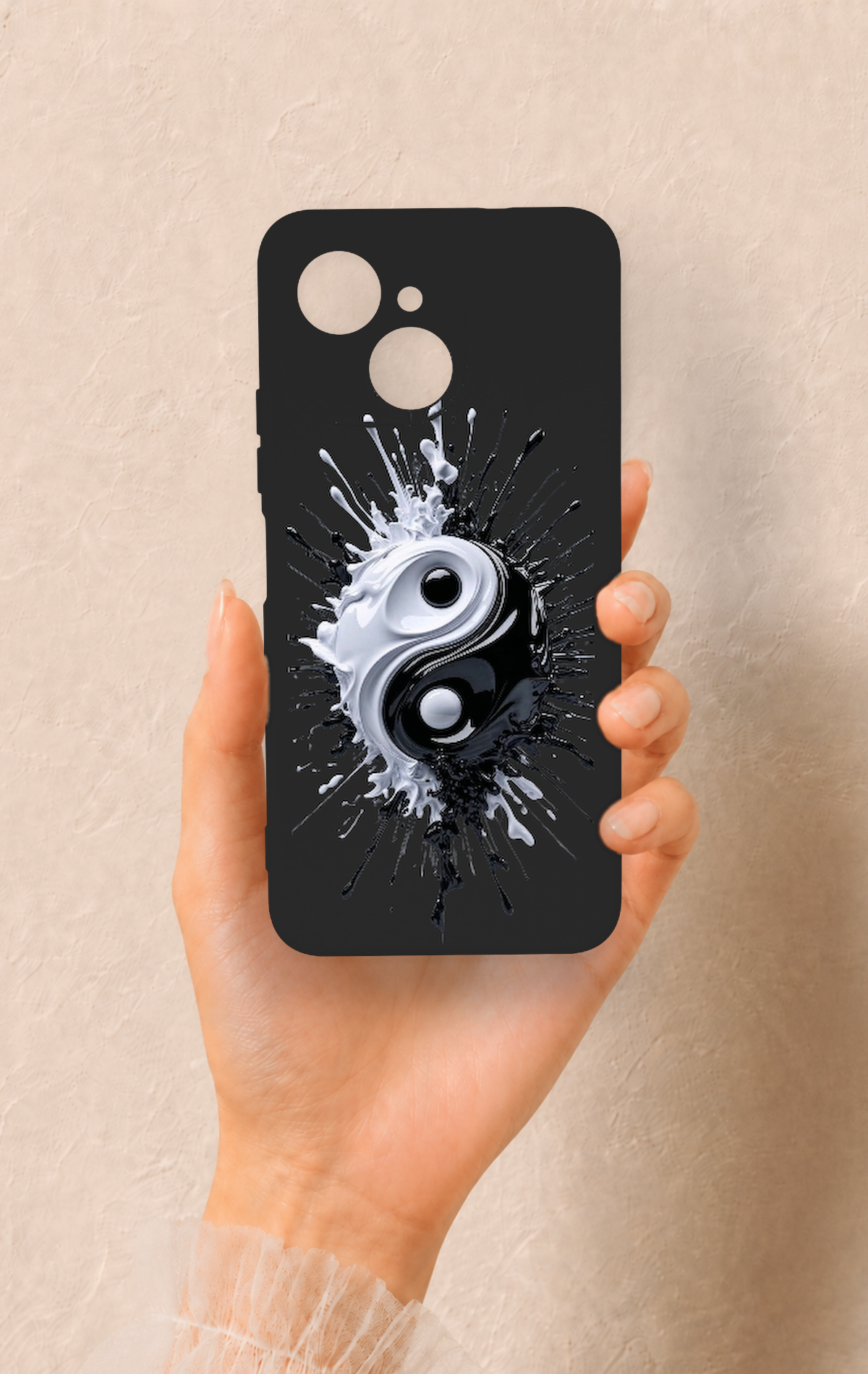 Tecno Spark 40C Uyumlu İyi ve Kötü Desenli Silikon Kılıf
