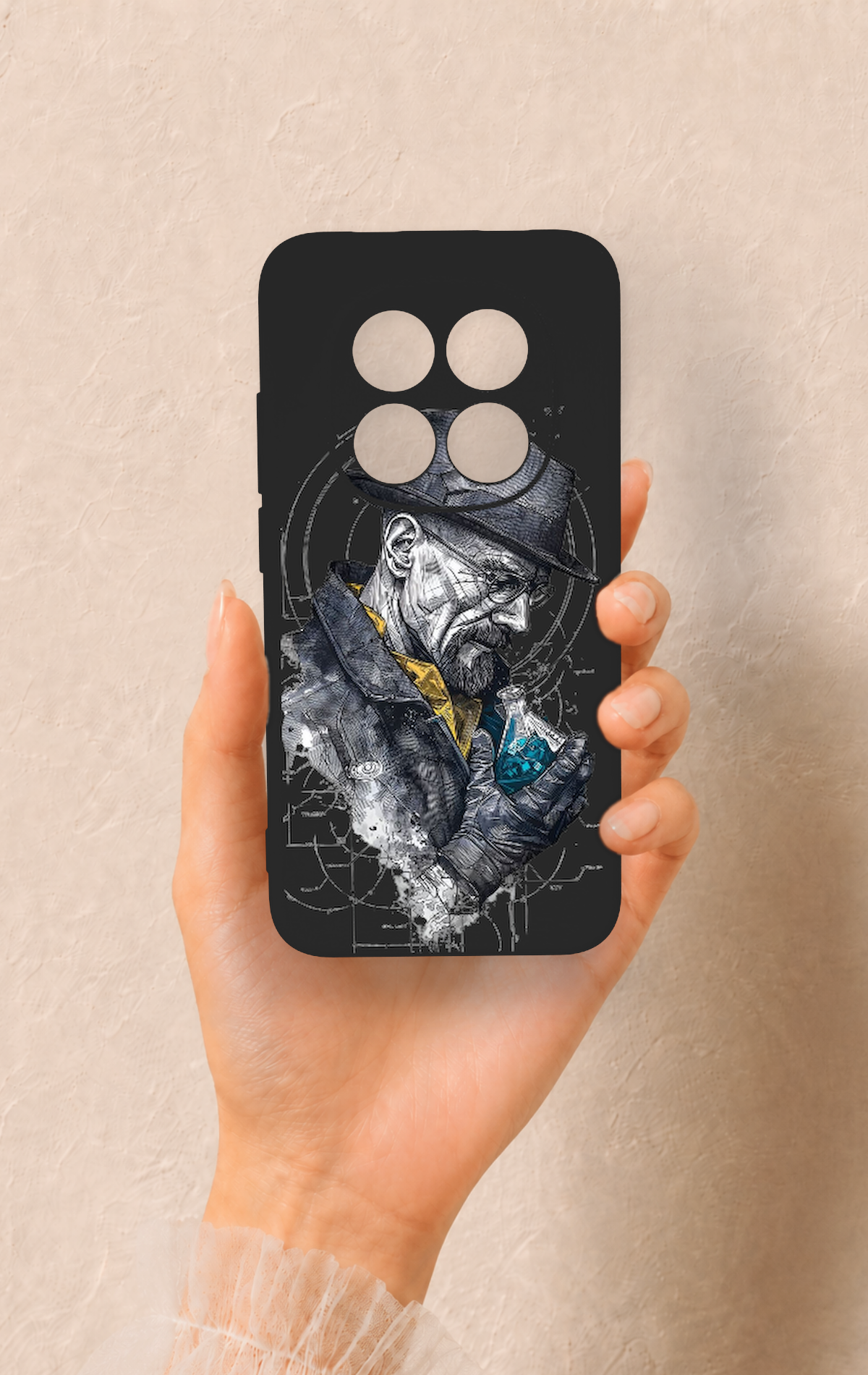 Redmi Note 15 Pro 5G Uyumlu Walter White Desenli Silikon Kılıf