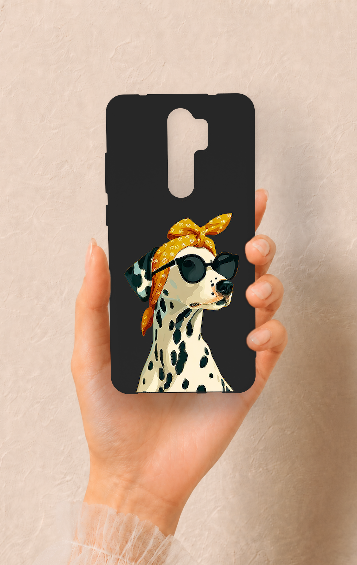 Redmi Note 8 Pro Uyumlu Cool Dalmaçyalı Desenli Silikon Kılıf