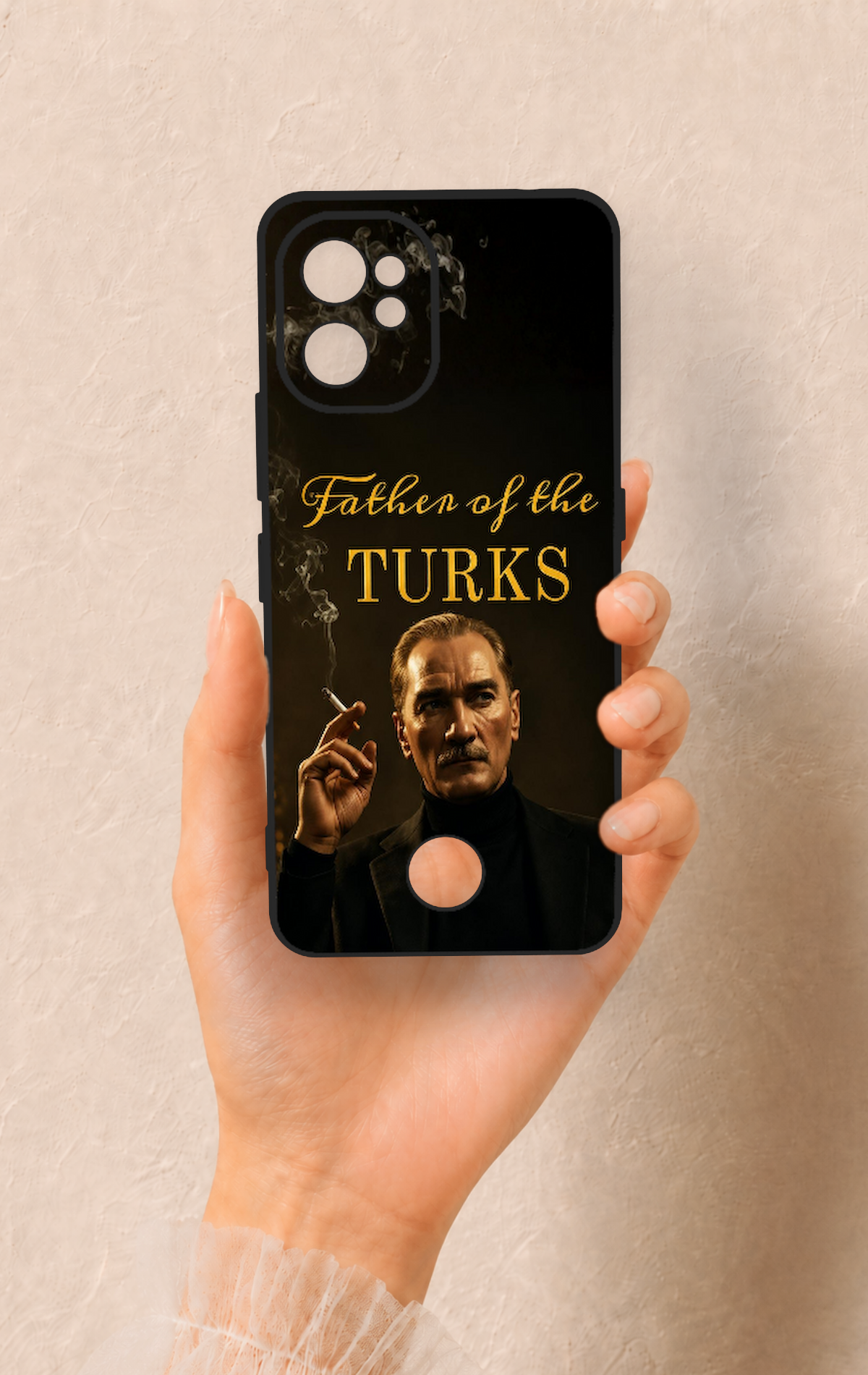 Reeder S19 Max Pro Uyumlu Father Of The Turks Desenli Silikon Kılıf