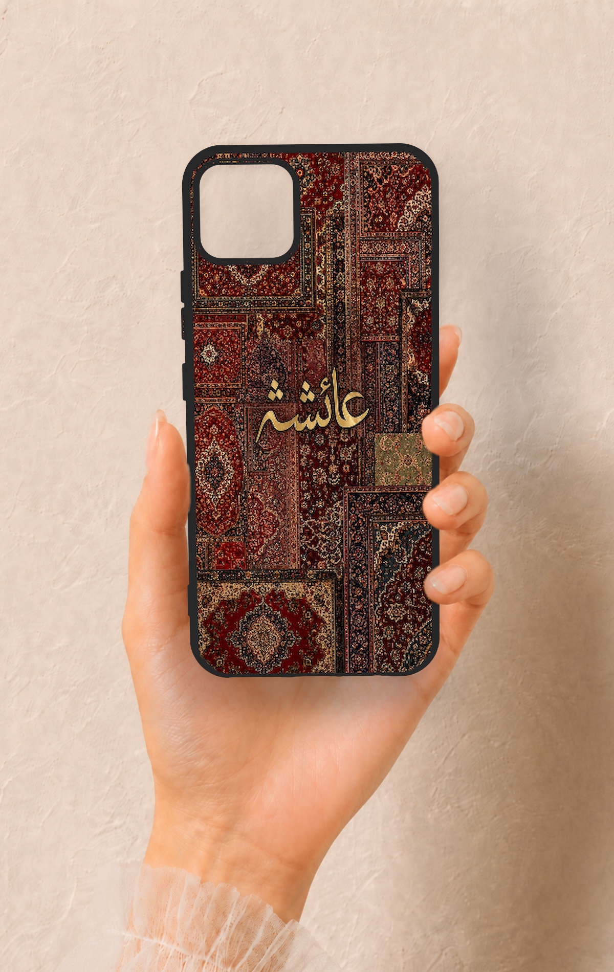 Realme C11 2021 Uyumlu Vintage Halı Desenli Silikon Kılıf