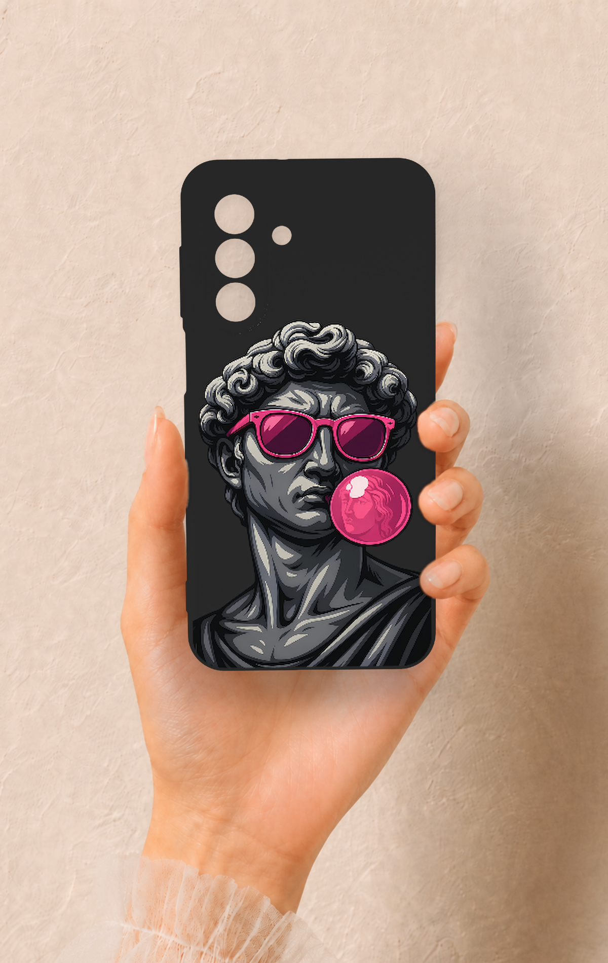 Samsung A17 Uyumlu Pop David Desenli Silikon Kılıf