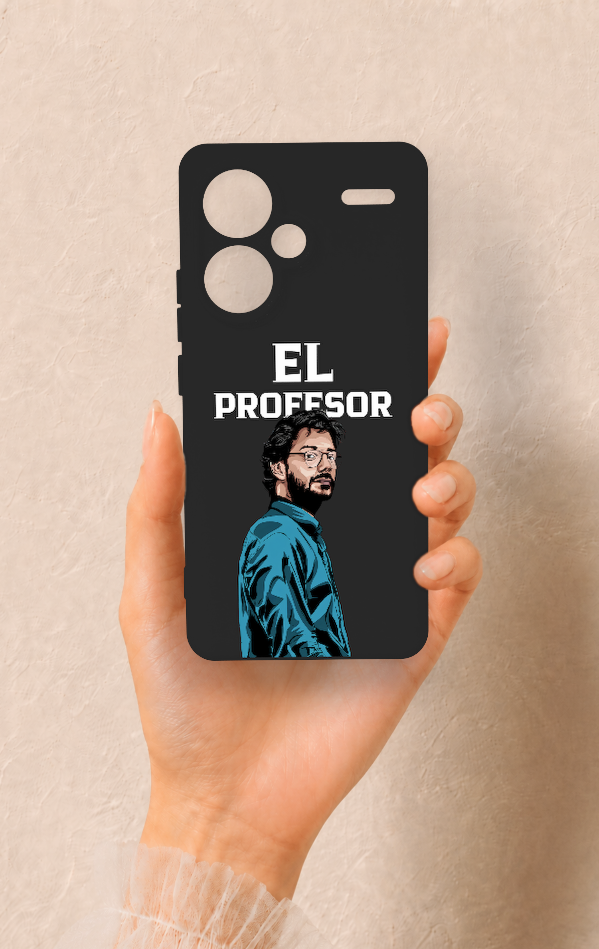Redmi Note 13 Pro Plus Uyumlu El Profesor Desenli Silikon Kılıf