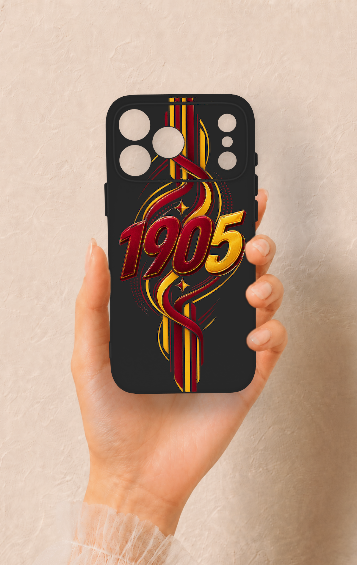 iPhone 17 Pro Max Uyumlu GS-1905 Desenli Silikon Kılıf