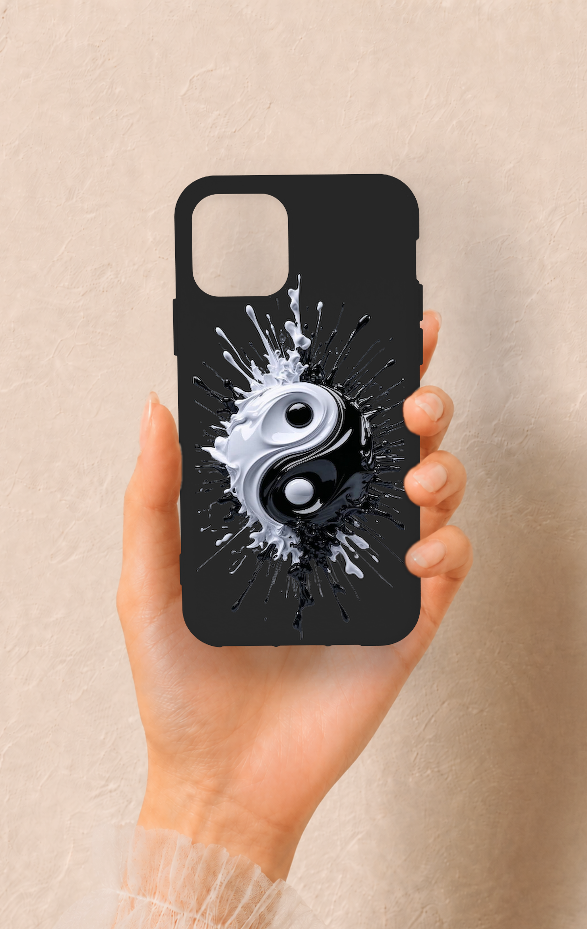 iPhone 11 Pro Uyumlu İyi ve Kötü Desenli Silikon Kılıf