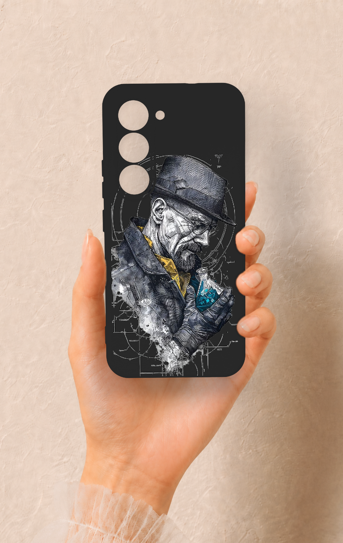 Tecno Spark 40 Pro Uyumlu Walter White Desenli Silikon Kılıf