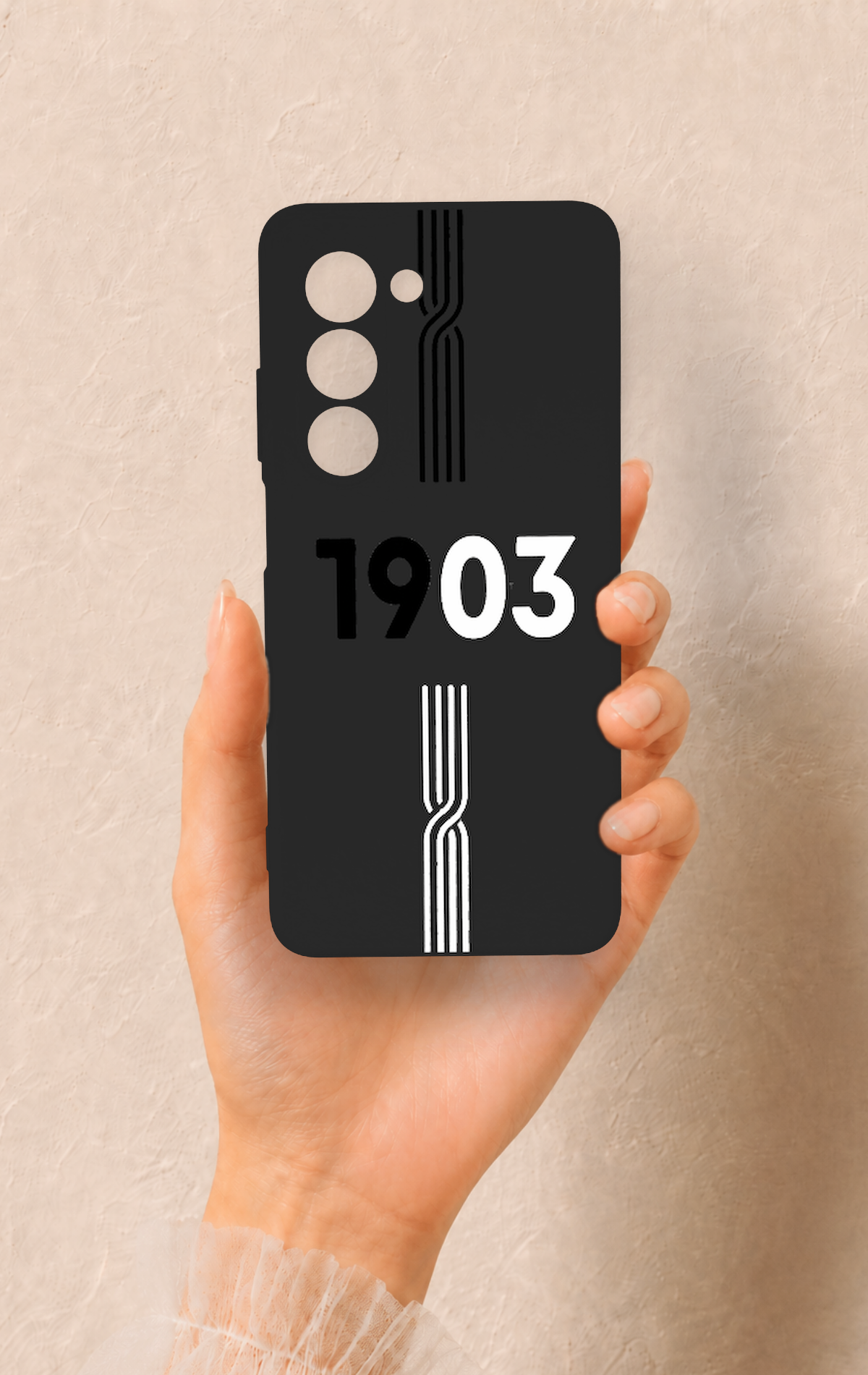 Oppo A5 5G Uyumlu 1903 Kemer Desenli Silikon Kılıf