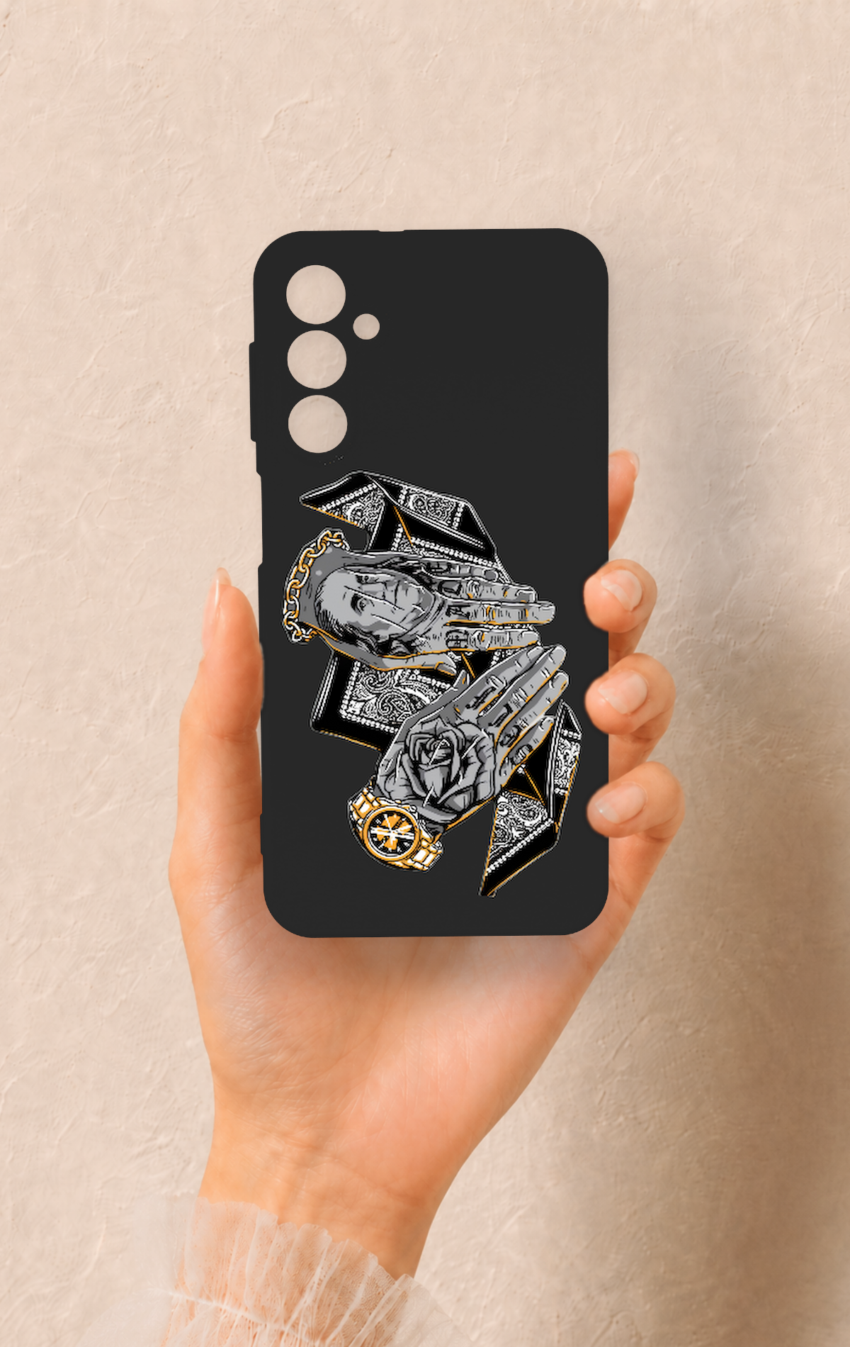 Samsung A24 Uyumlu Self Made Desenli Silikon Kılıf