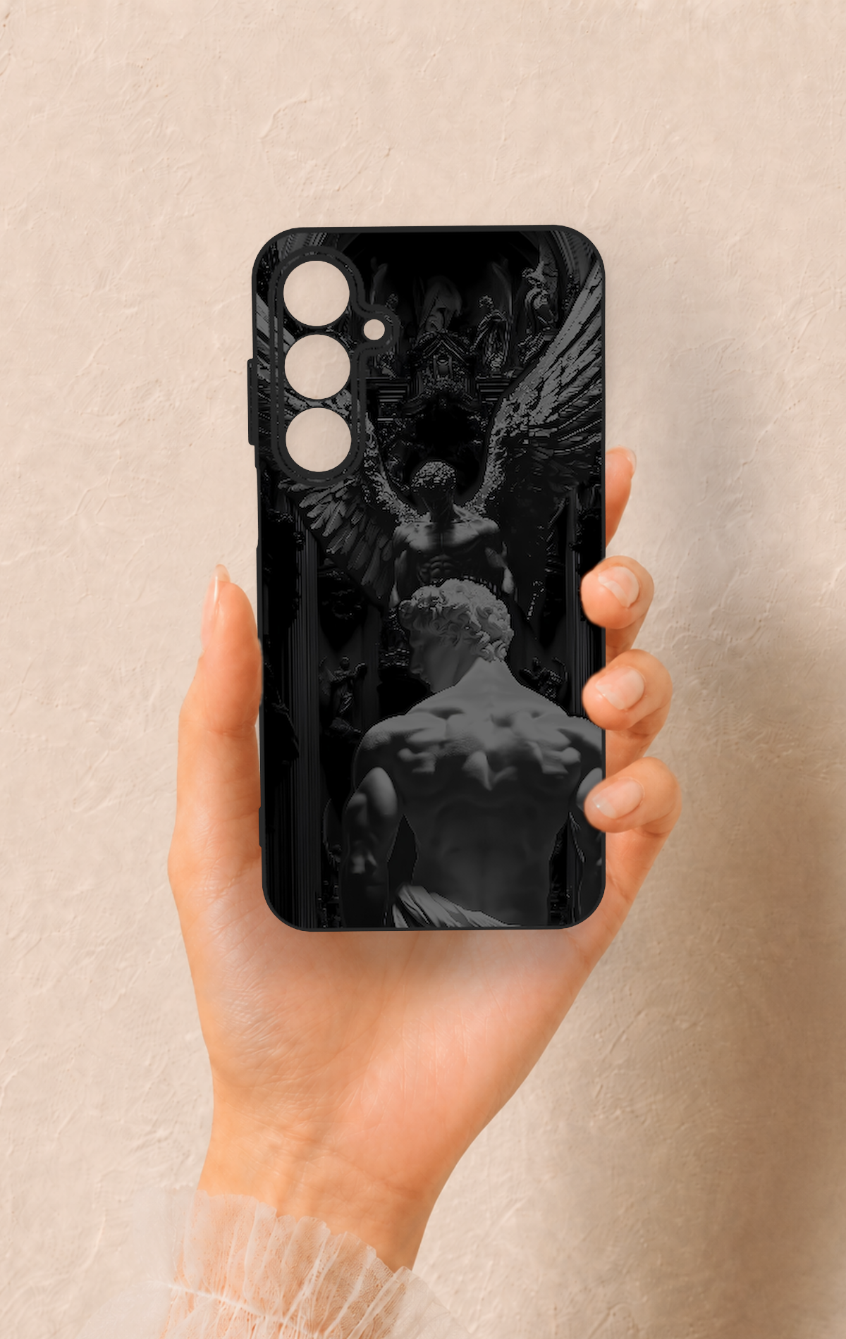 Samsung A55 Uyumlu Icarus Desenli Silikon Kılıf