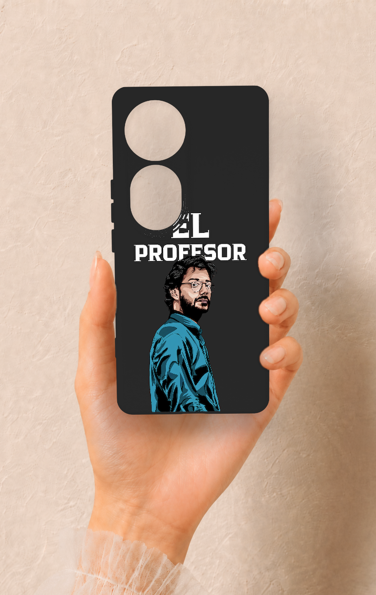 Vivo V40 Uyumlu El Profesor Desenli Silikon Kılıf