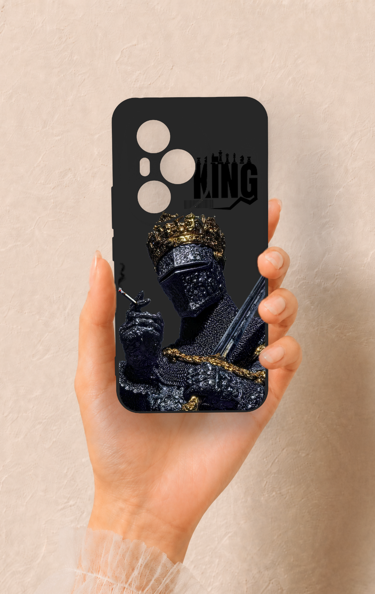 Honor 400 Pro Uyumlu King Desenli Silikon Kılıf