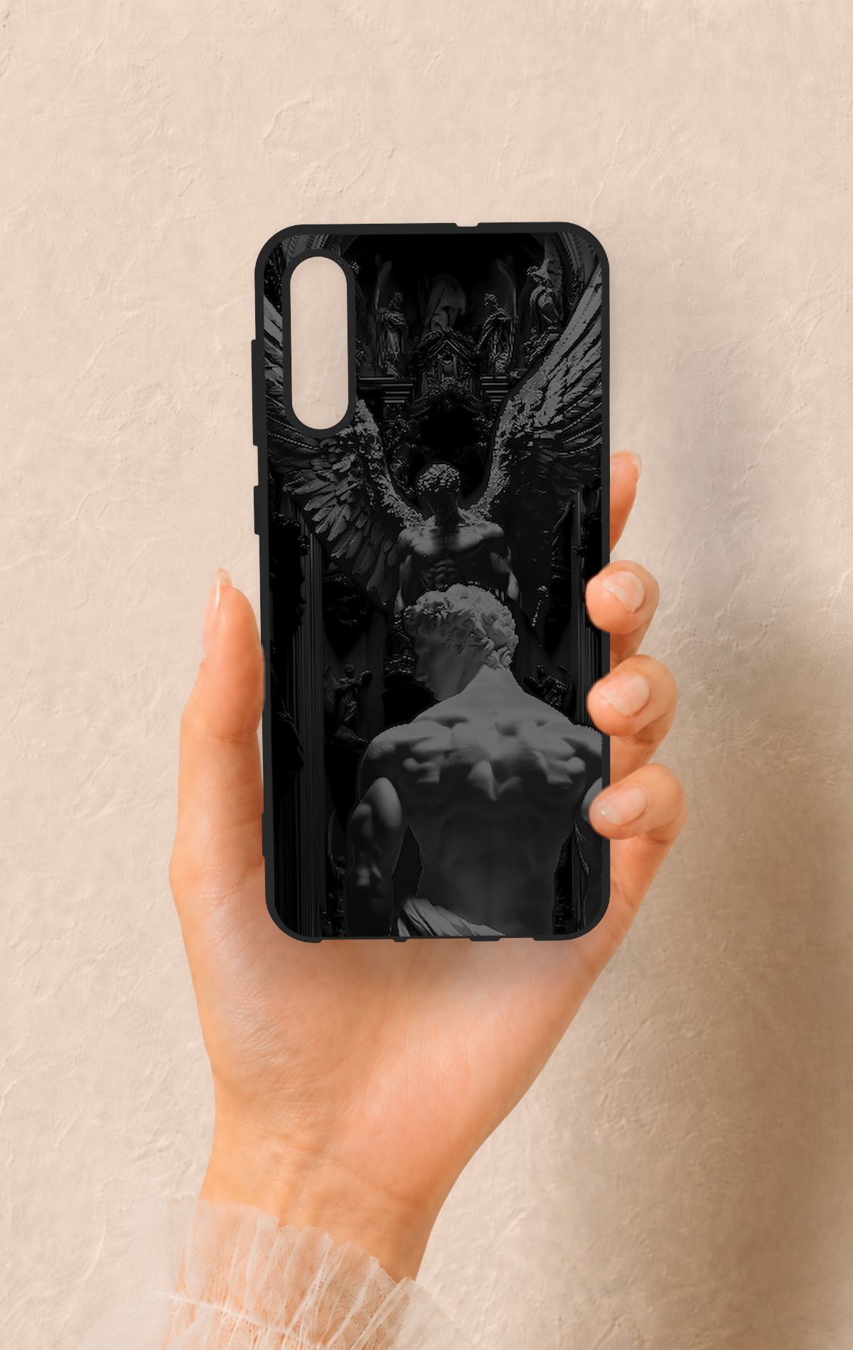 Samsung A50 Uyumlu Icarus Desenli Silikon Kılıf