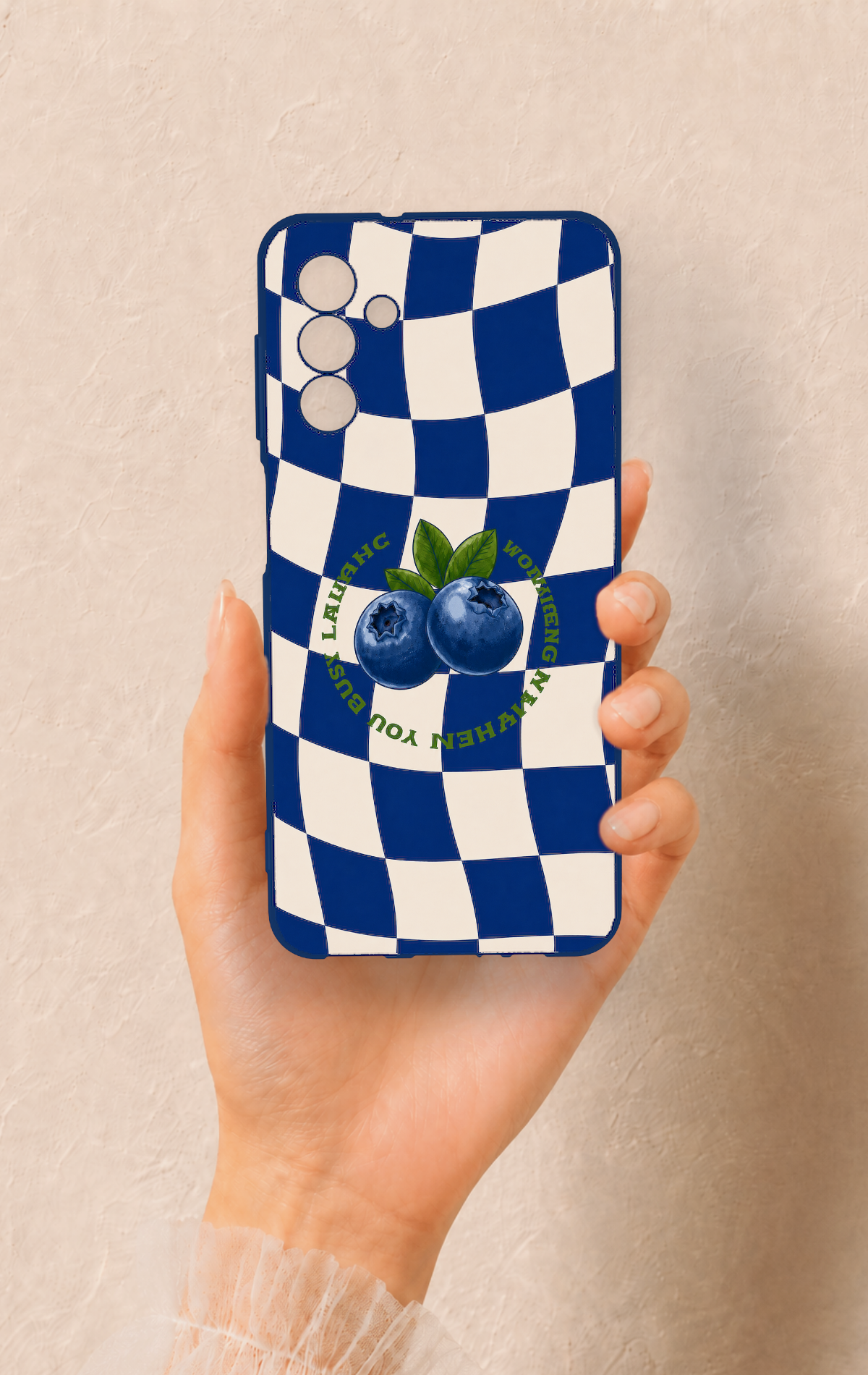 Samsung A04S Uyumlu Yaban Mersini Desenli Silikon Kılıf