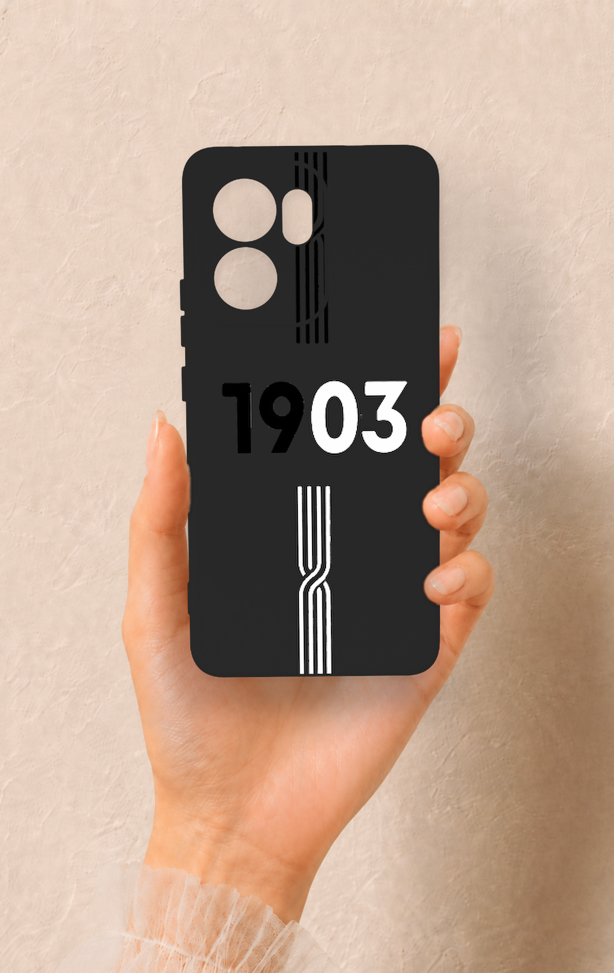 Oppo Reno 13F Uyumlu 1903 Kemer Desenli Silikon Kılıf