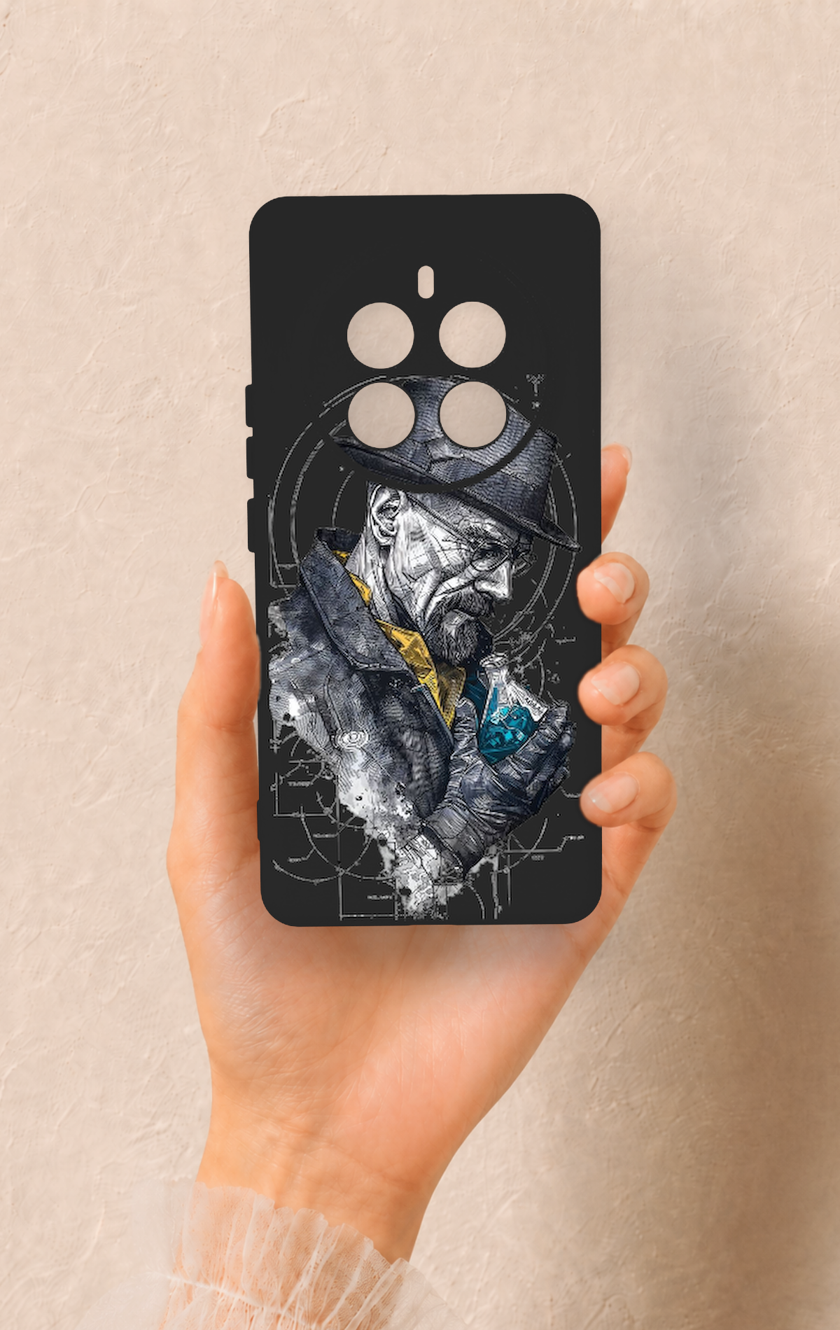 Realme 12 Pro Uyumlu Walter White Desenli Silikon Kılıf