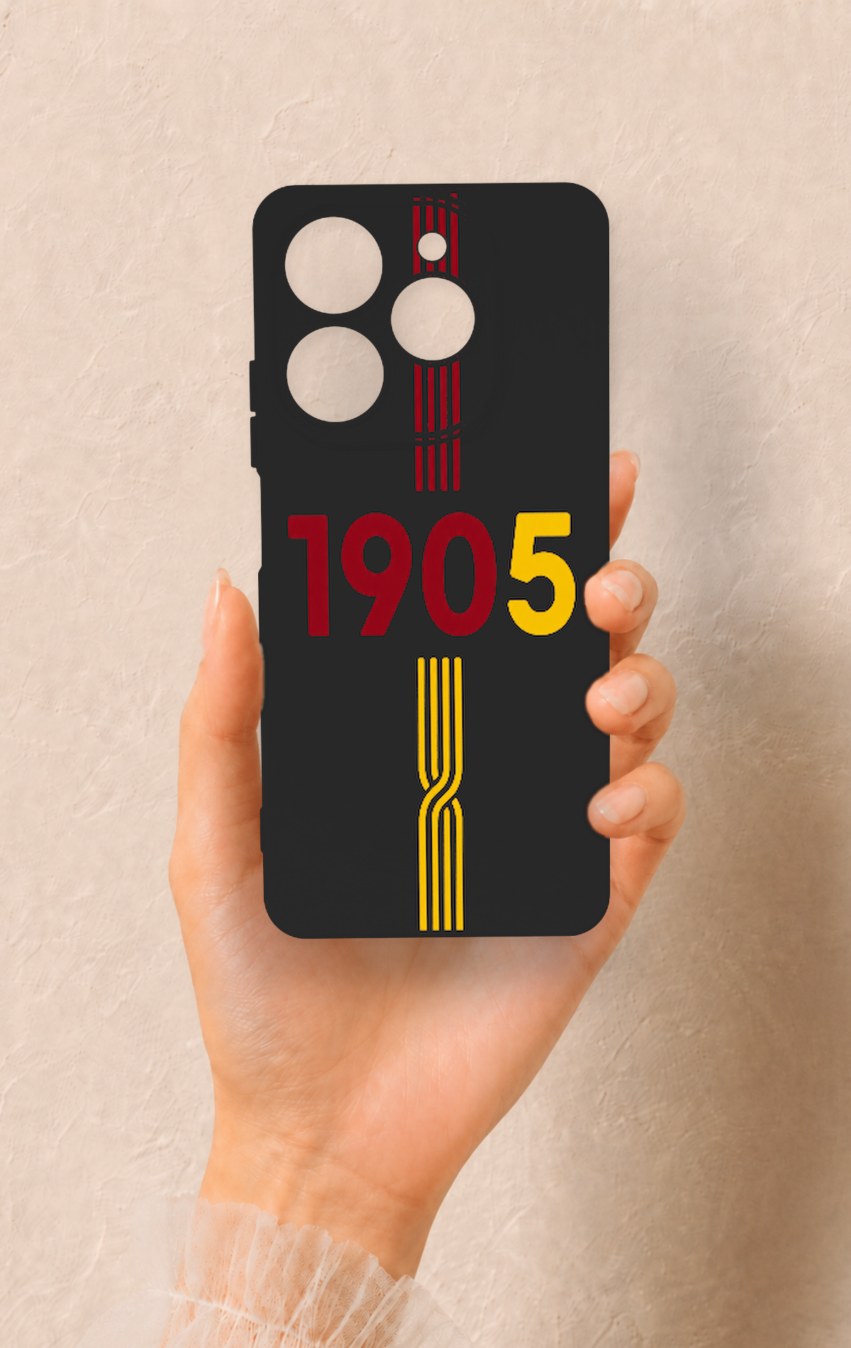 Tecno Spark 10 Pro Uyumlu 1905 Kemer Desenli Silikon Kılıf