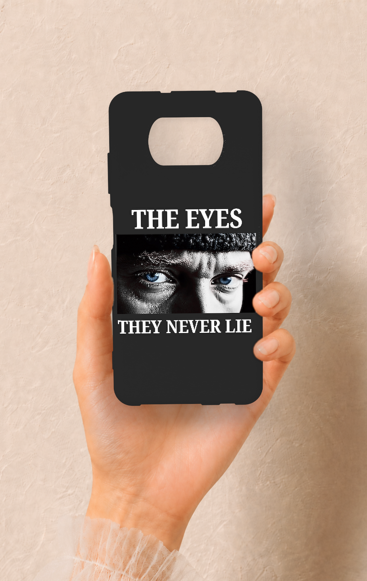 Poco X3 Uyumlu Atatürk Eyes Desenli Silikon Kılıf