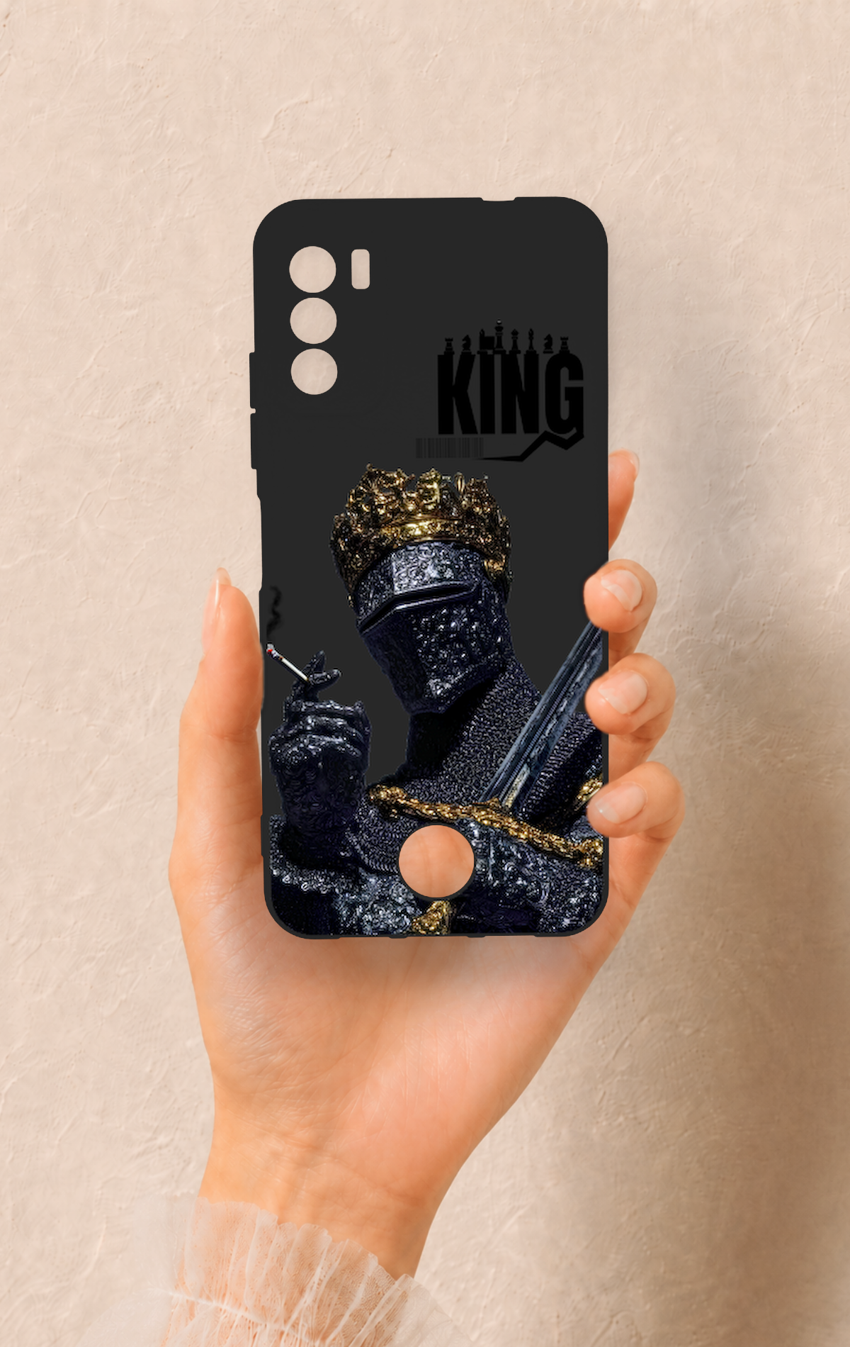 Reeder S19 Max Pro S Uyumlu King Desenli Silikon Kılıf